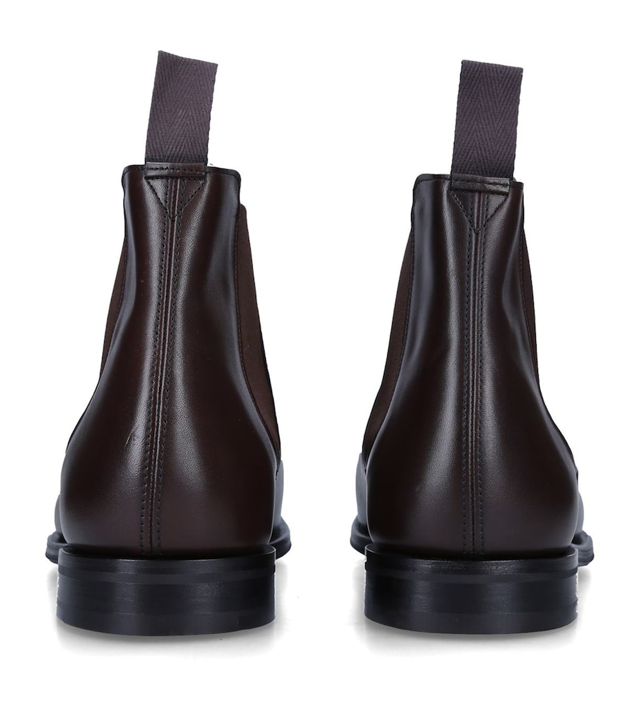 Leather Amberley Chelsea Boots DARK BROWN Image 2