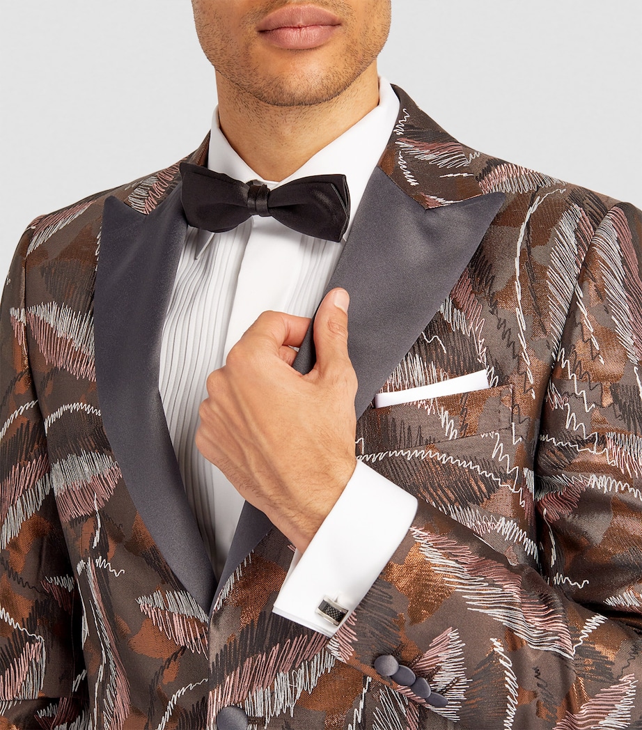 Carbon Fibre D-Shape Cufflinks BLACK Image 4