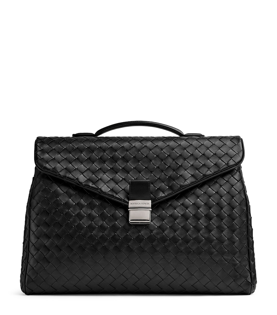 Leather Intrecciato Archivist Cross-Body Bag 1208 Image 1