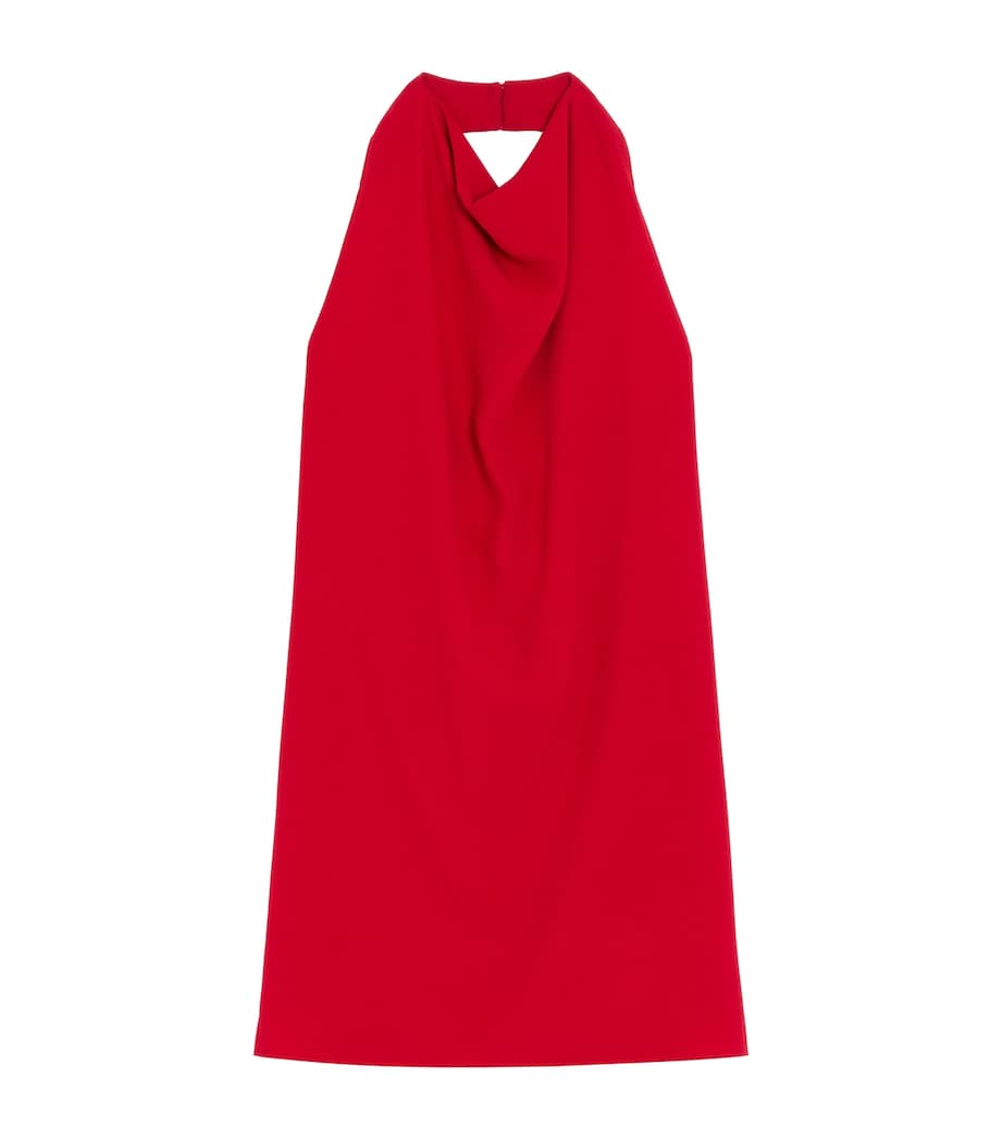 Valentino Womens Silk Halterneck Mini Dress Image 1