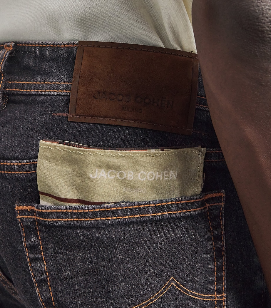 Jacob Cohën Mens Bard Slim Jeans Grey Image 3