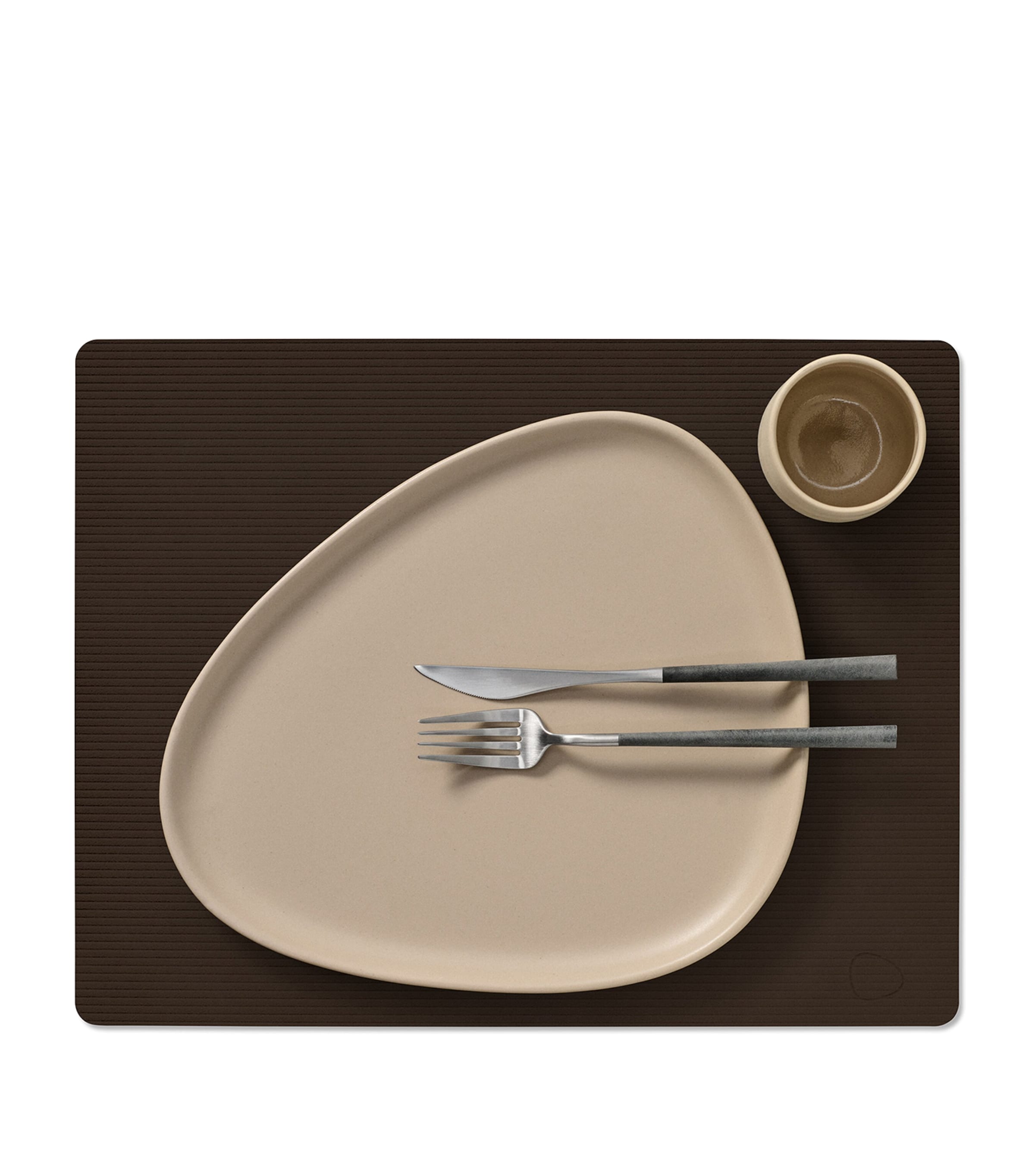 Large Square Corduroy Placemat (Set of 4) HAZEL Image 2