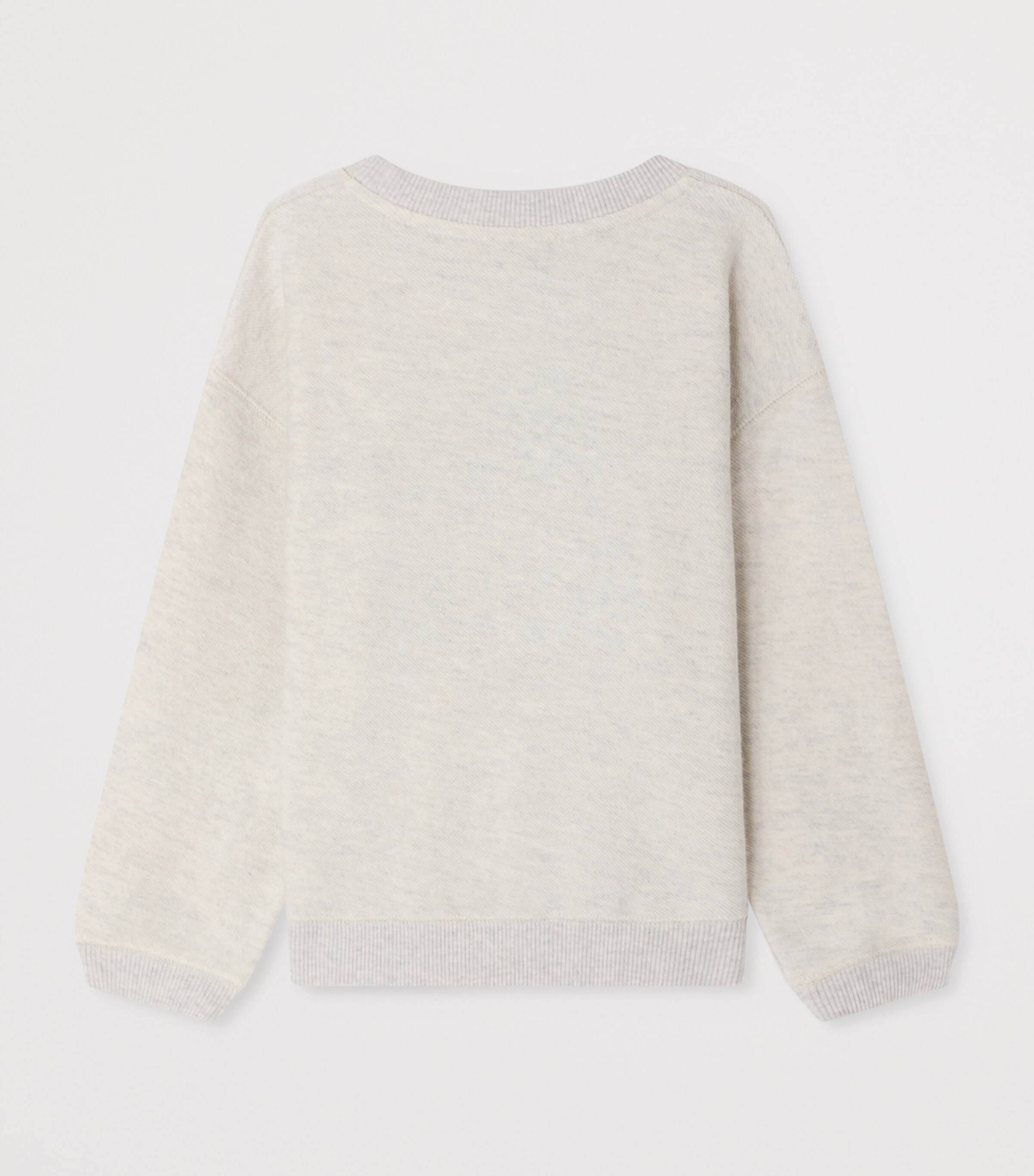 Bonpoint Organic Cotton Tonino Sweatshirt (4-8 Years) Gris Chine Image 2