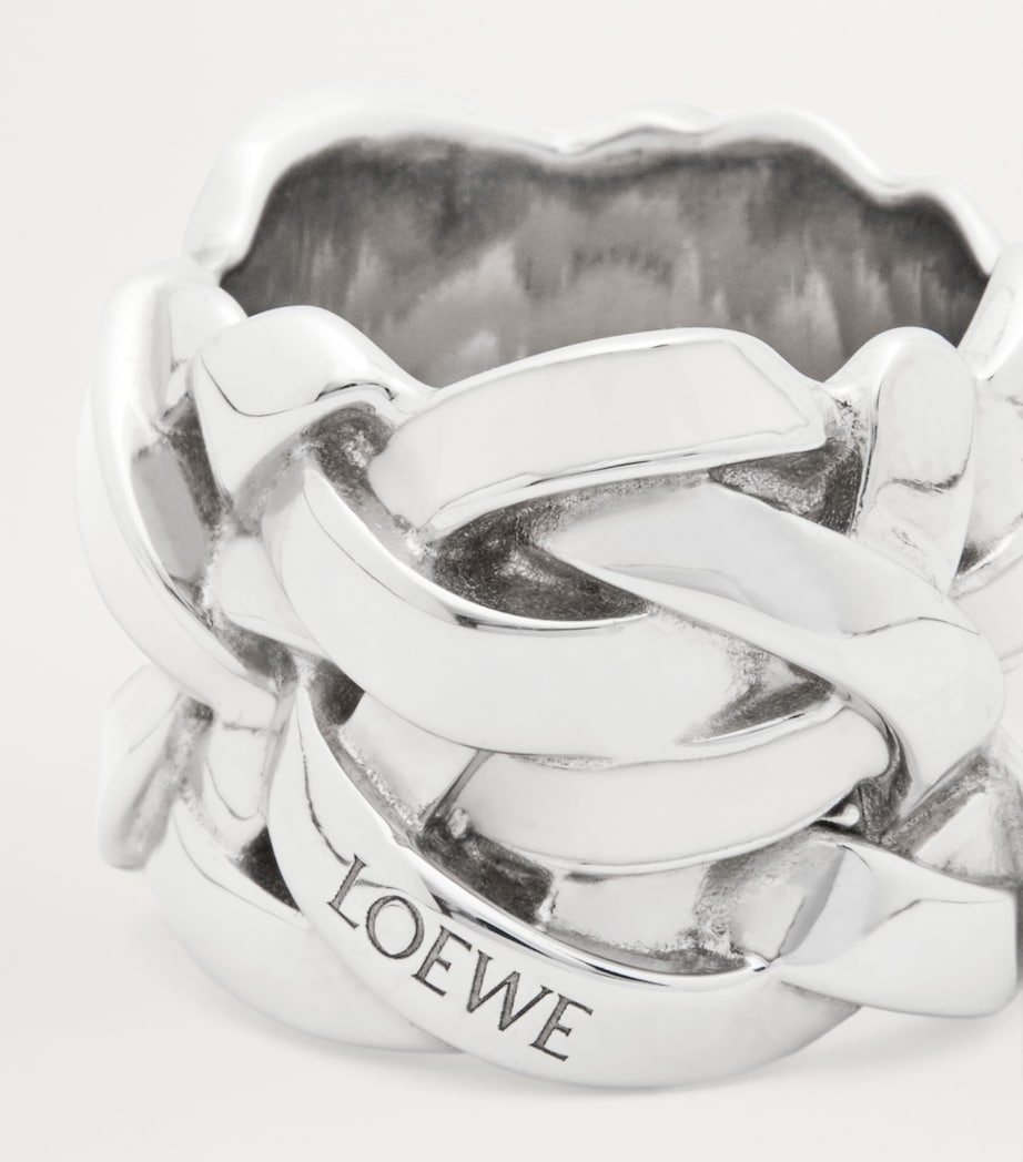 Sterling Silver and Enamel Nest Ring SILVER/WHITE Image 5