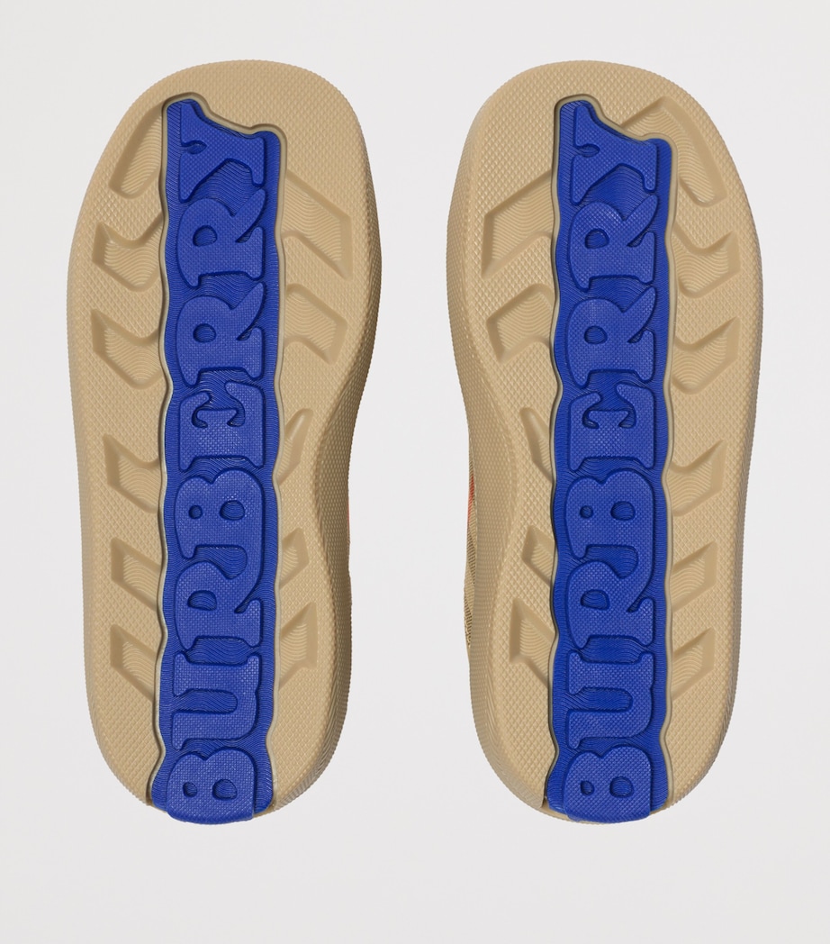 Cotton Check Sneakers SAND IP CHECK Image 5
