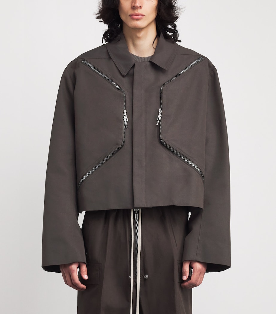 Cotton-Blend Heizer Mac Jacket DARK DUST/ 78 Image 3