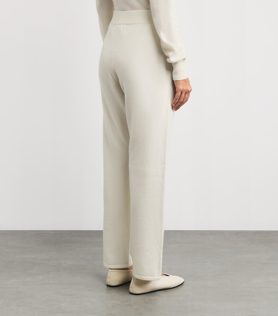 Cashmere Straight Trousers 2040 OFF WHITE Image 4