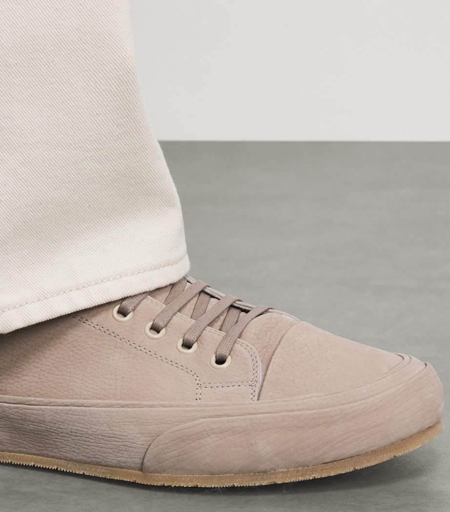 Brioni Nubuck Leather Stitch’n Turn Sneakers Image 4