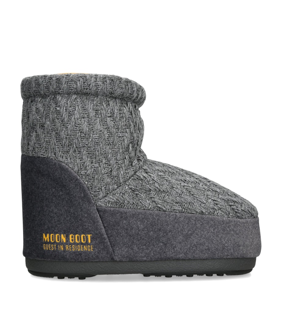 x Guest In Residence Knitted Icon Low Boots GREY/DARK Image 1
