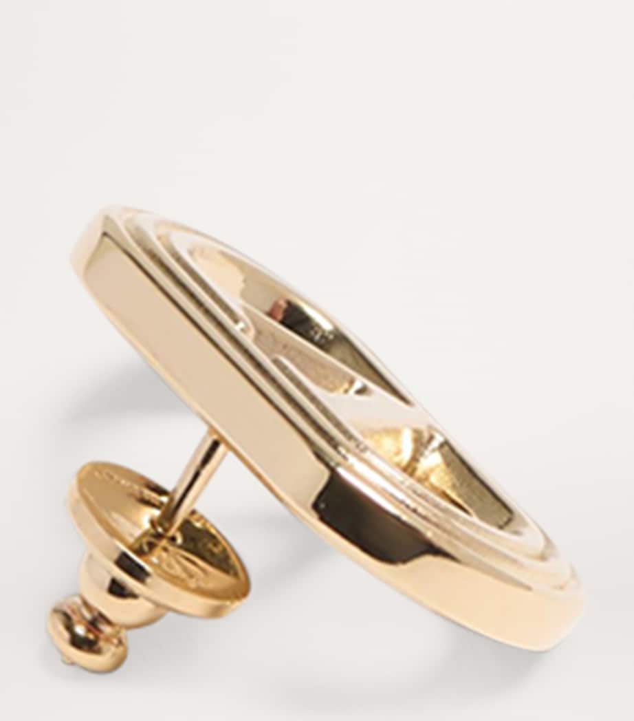 Ovalette VLogo Stud Earrings L01 Image 5
