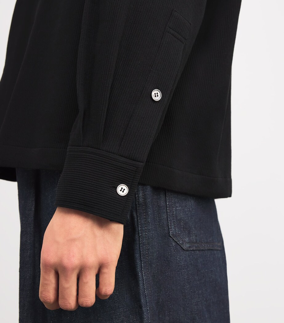 Le 17 Septembre Mens Cotton Jacket Black Image 6