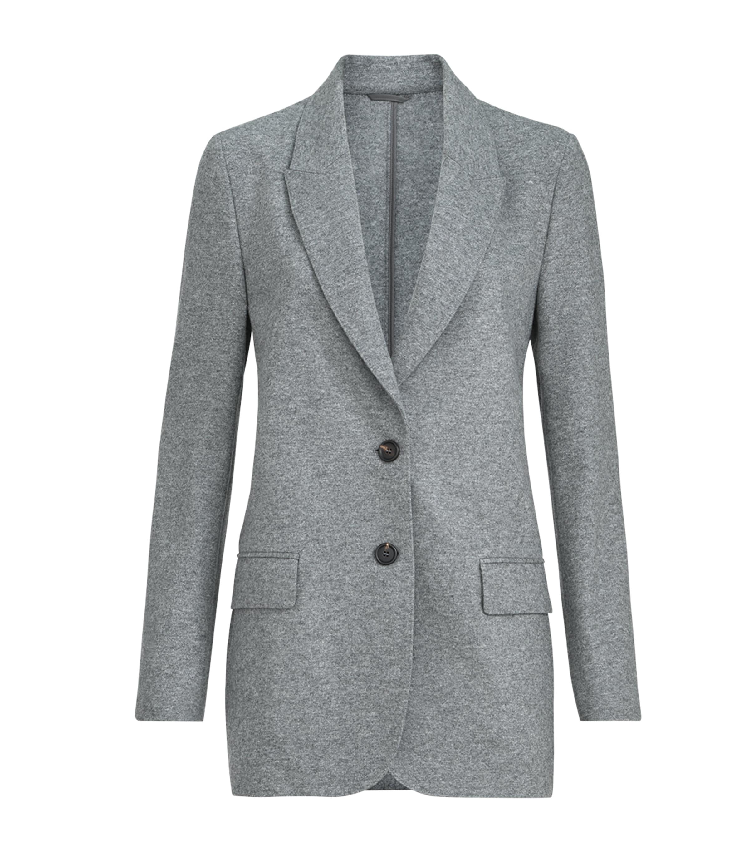 Brunello Cucinelli Womens Cashmere Deconstructed Blazer Image 1