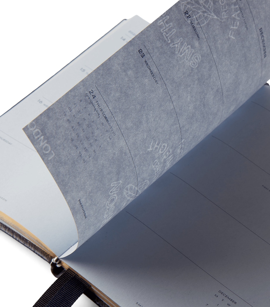 Grained Lambskin Chelsea Diary NAVY Image 3