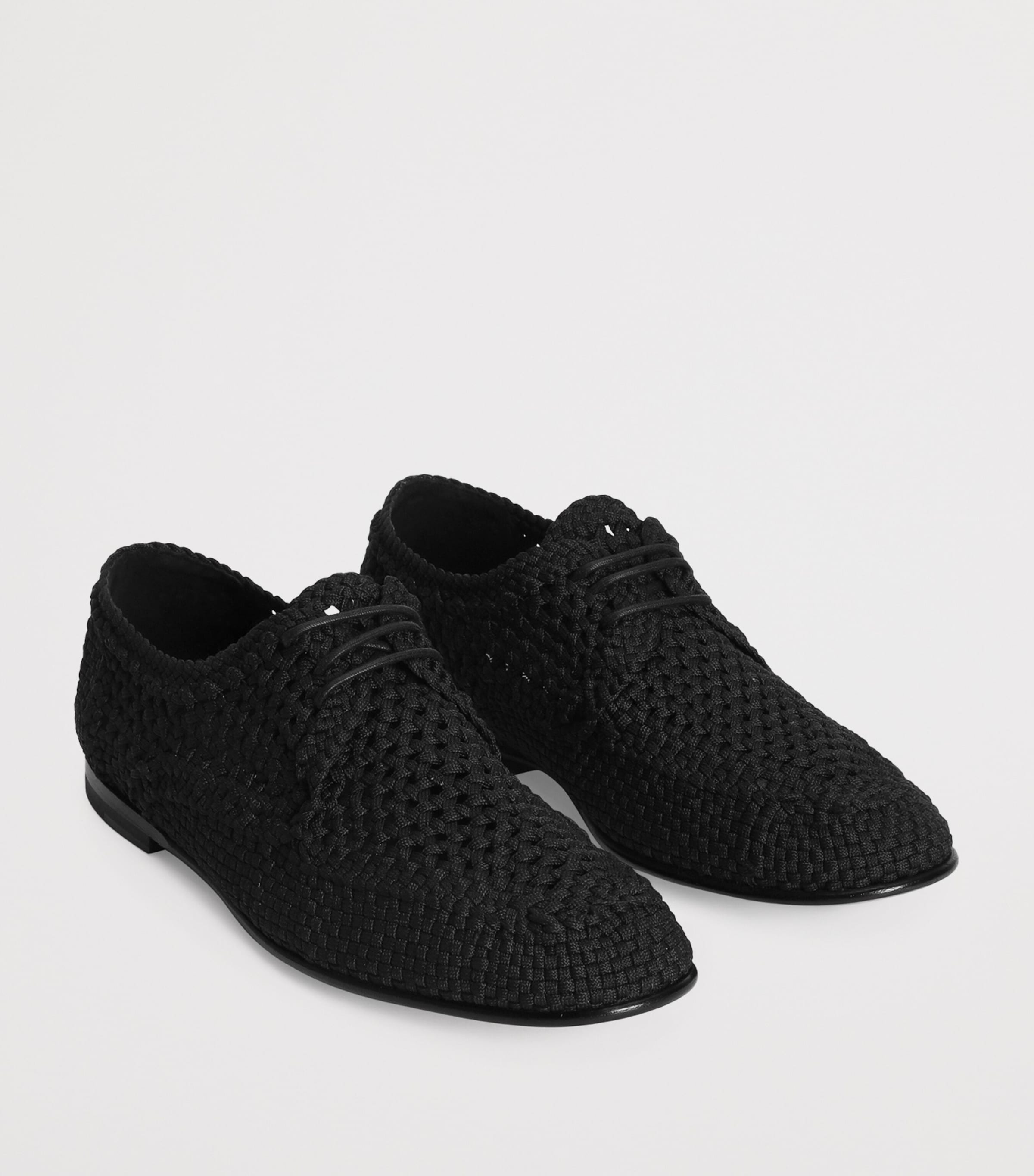 スニーカー DOLCE & GABBANA derby shoes in woven fabric Dolce & Gabbana Woven Derby Shoes, $558 | farfetch.com