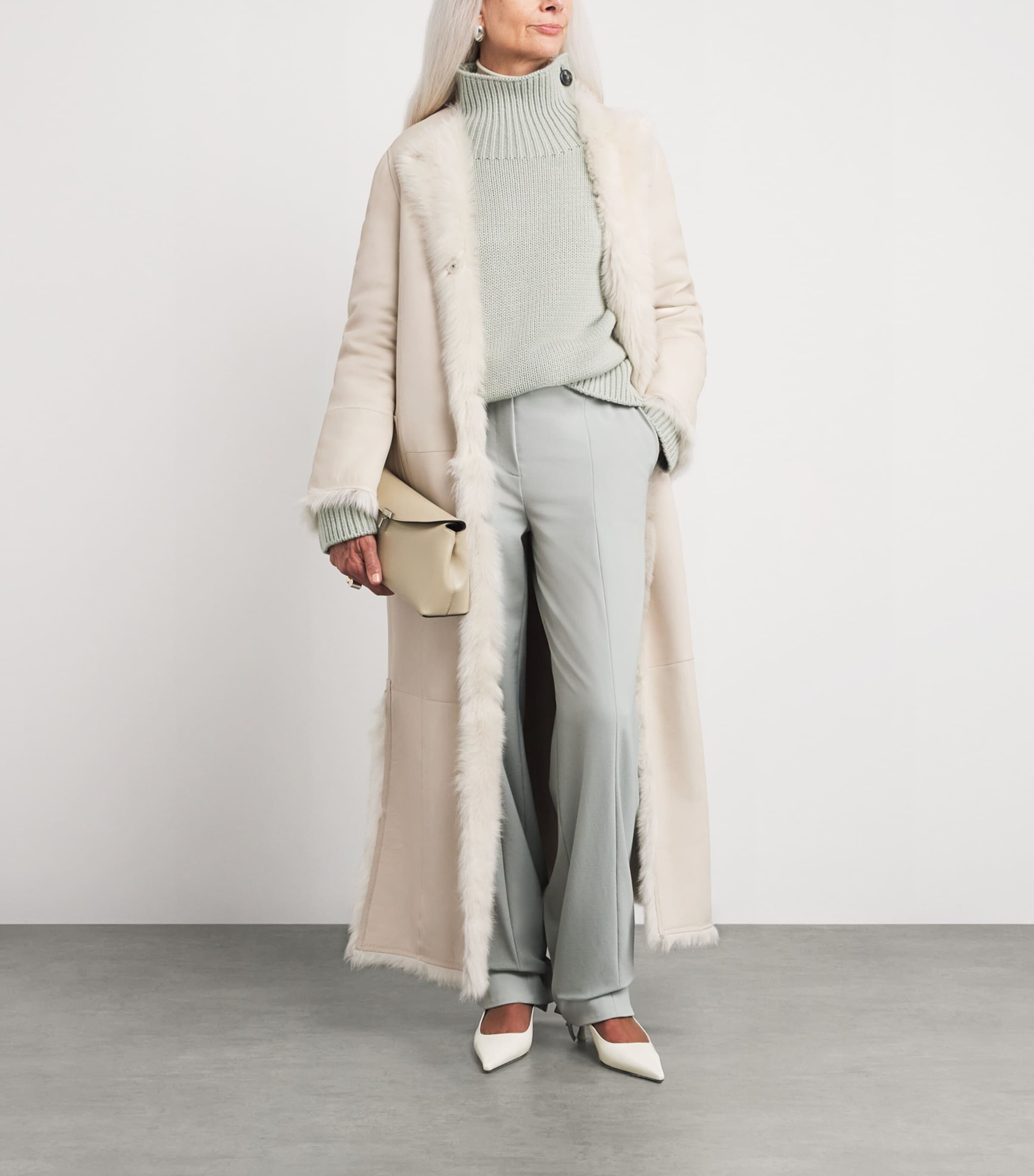 Lamb Fur Coat A1006 Image 2