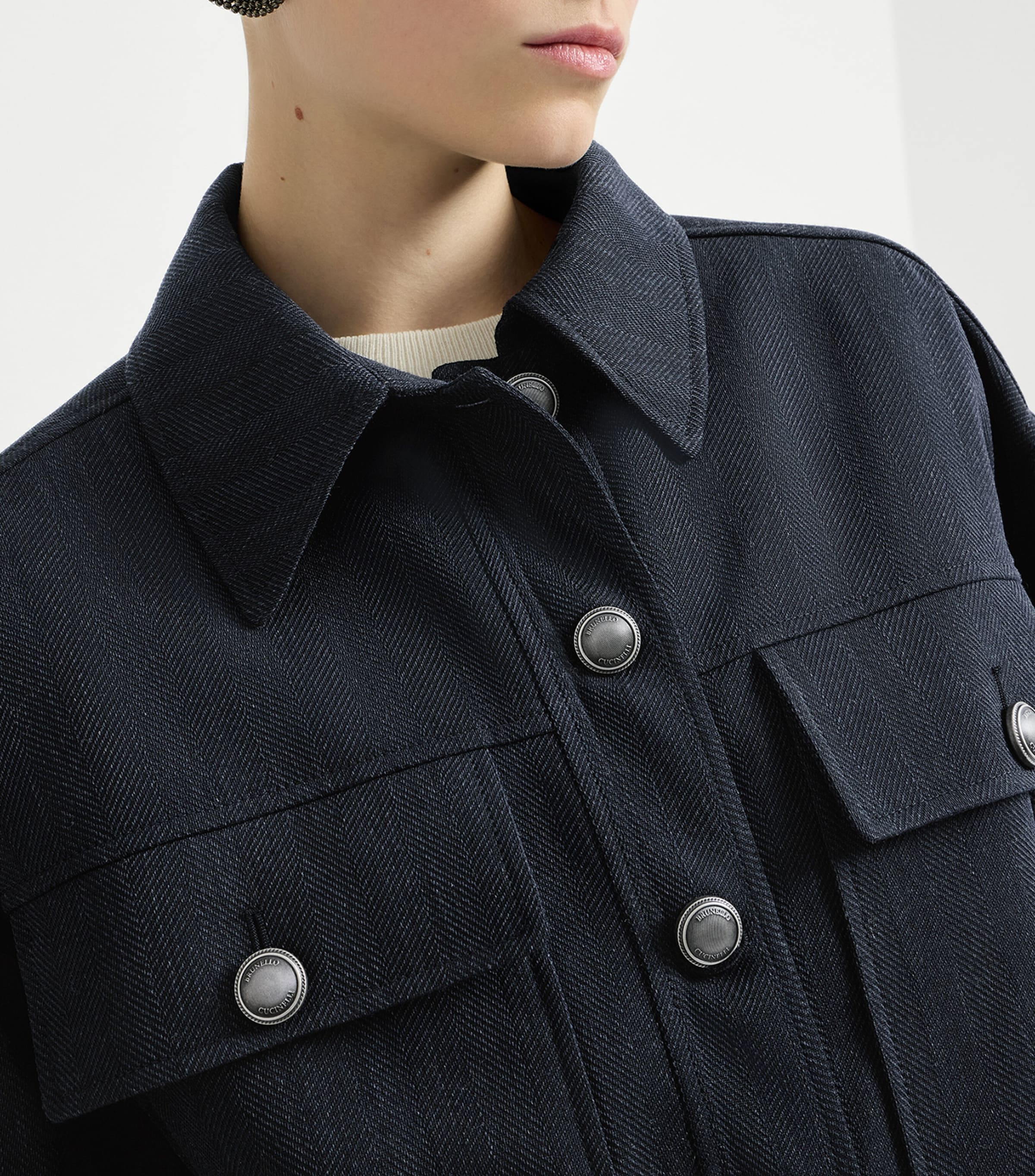 Brunello Cucinelli Womens Virgin Wool Jacket Image 6