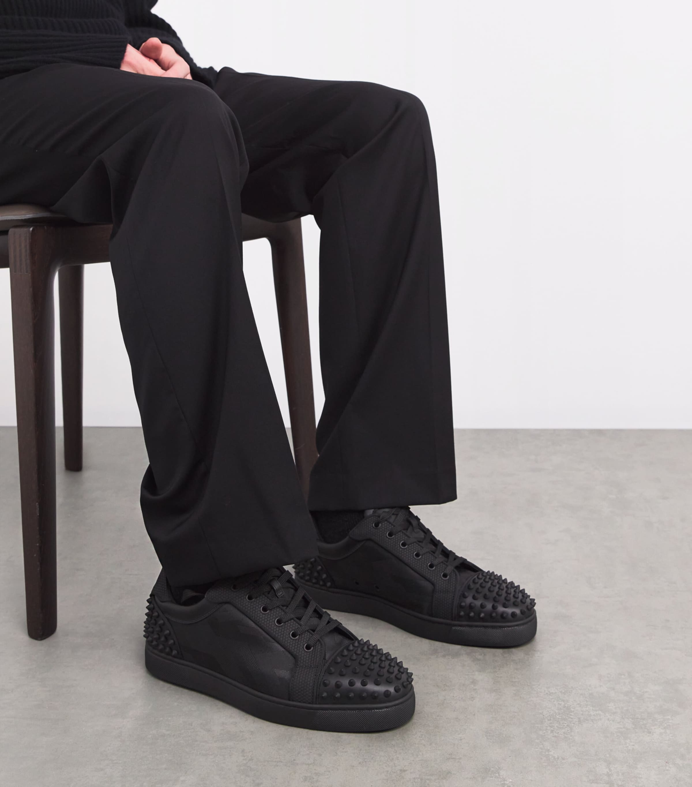 Christian Louboutin スニーカー Seavaste 2 Orlato スパイク Seavaste 2 - Sneakers - Calf leather, jacquard and spikes