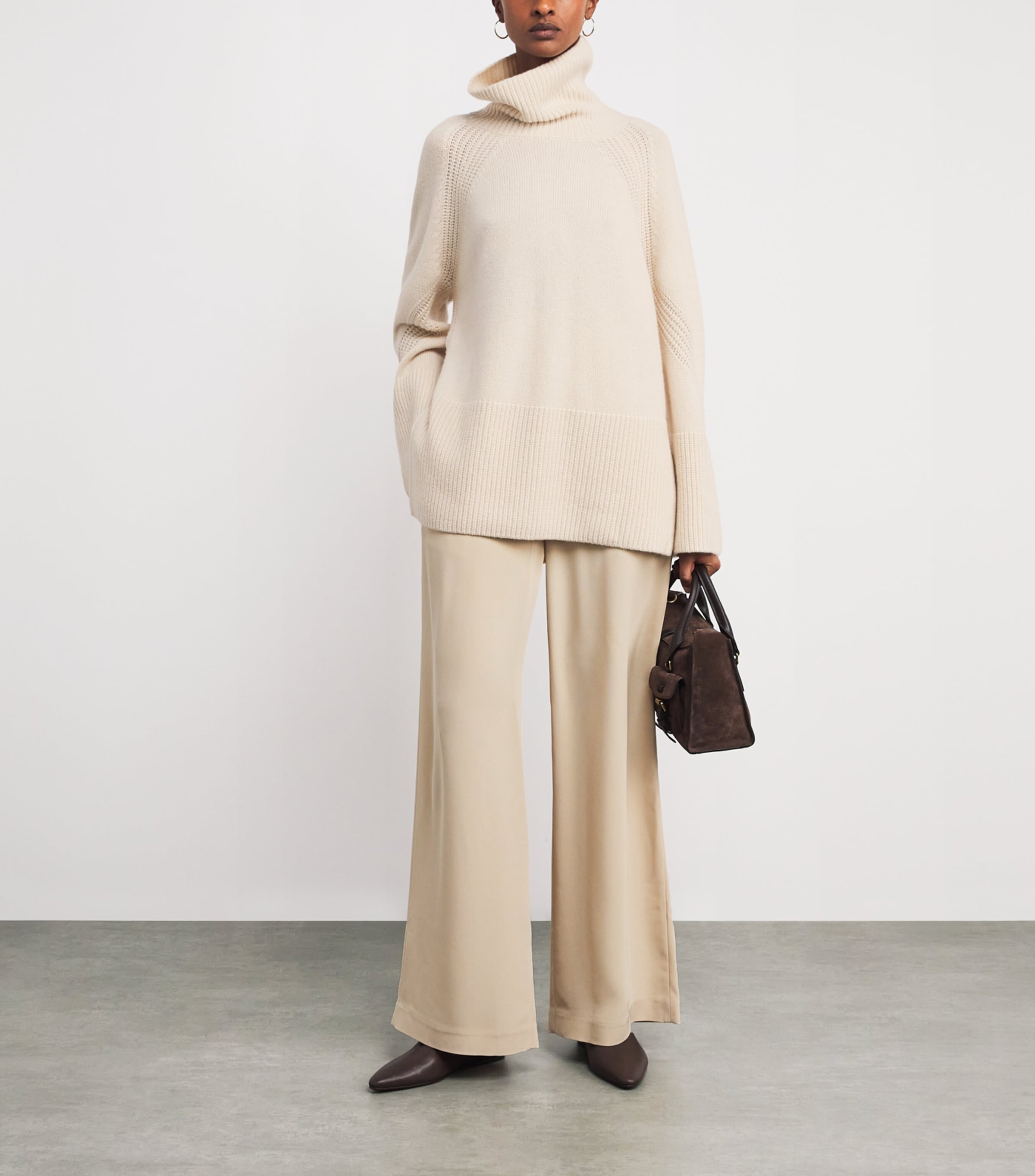 Cashmere Loftus Rollneck Sweater MARBLE Image 2