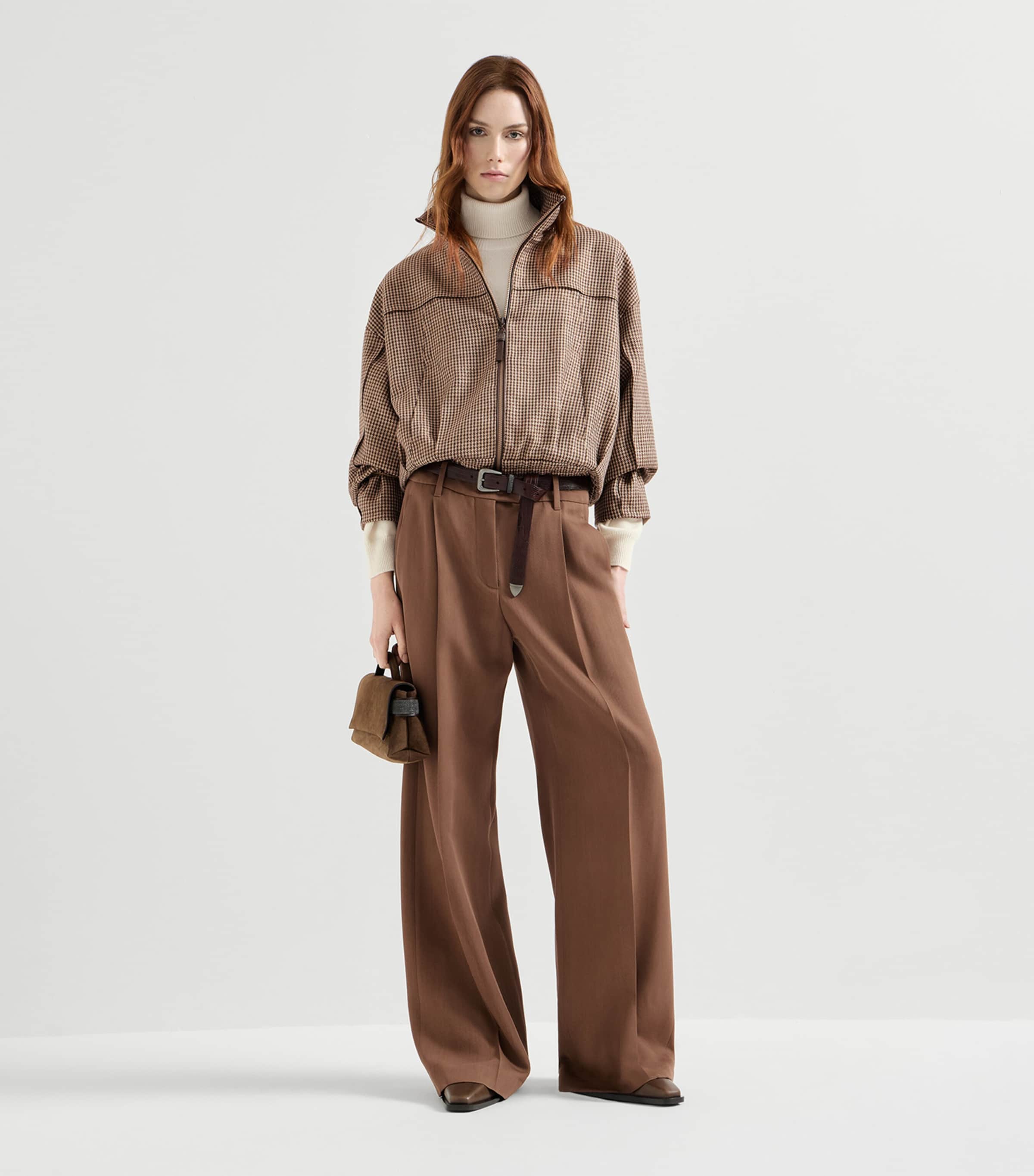 Brunello Cucinelli Womens Cashmere Rollneck Sweater Image 2