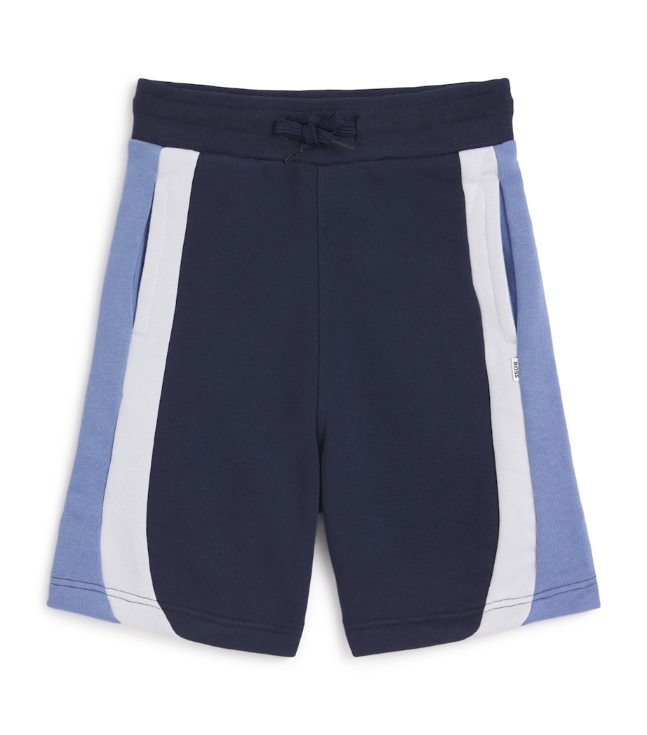 Cotton-Blend Bermuda Shorts (4-16 Years) 849NAVY Image 1