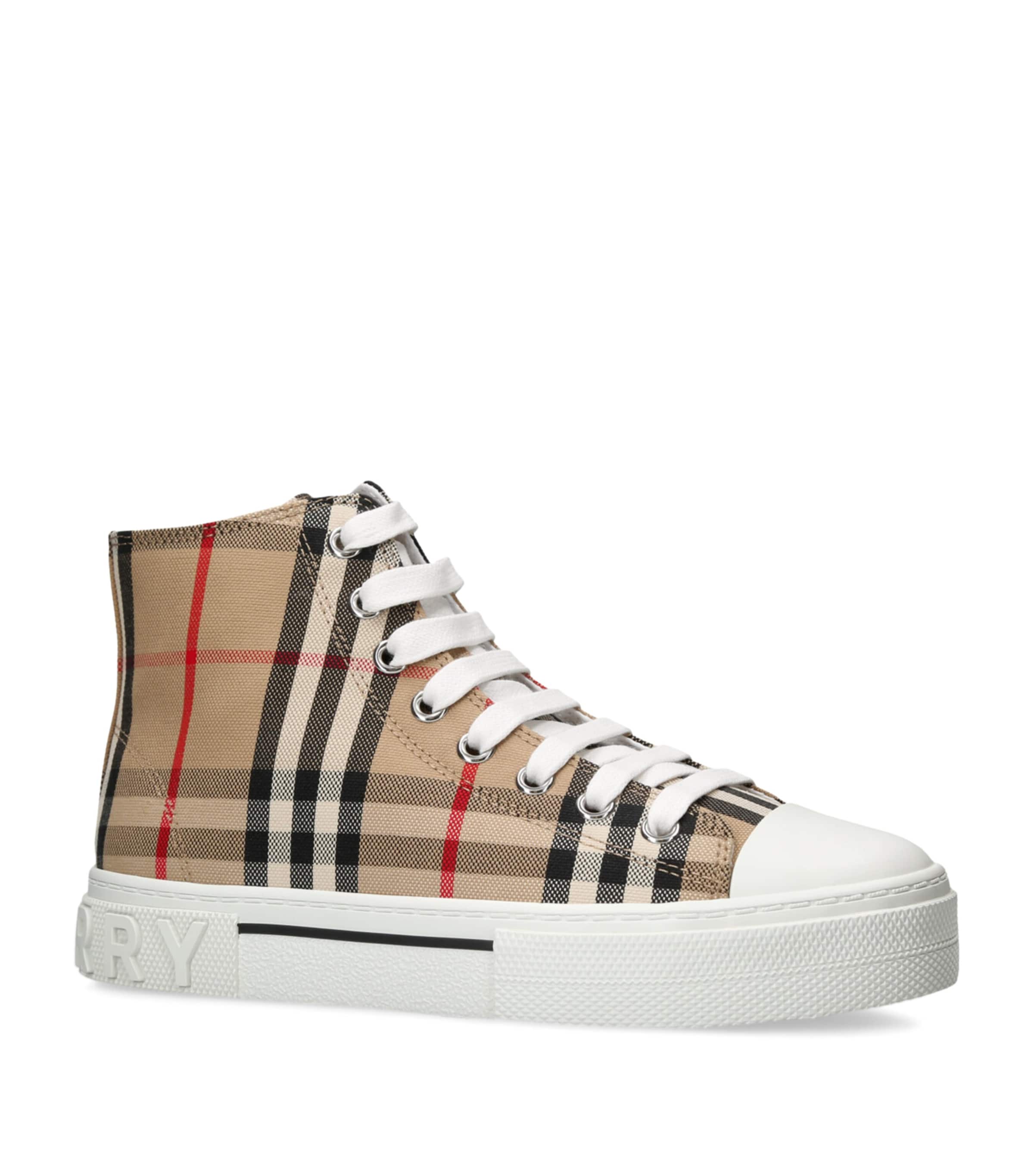 BURBERRY kidsチェック柄スニーカー Burberry Kids Vintage Check low-top Sneakers | Neutrals