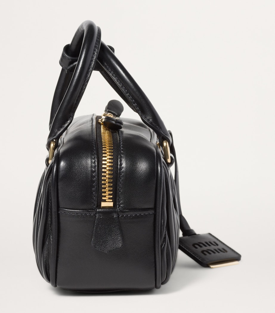 Matelassé Leather Arcadie Top-Handle Bag F0002 Image 5