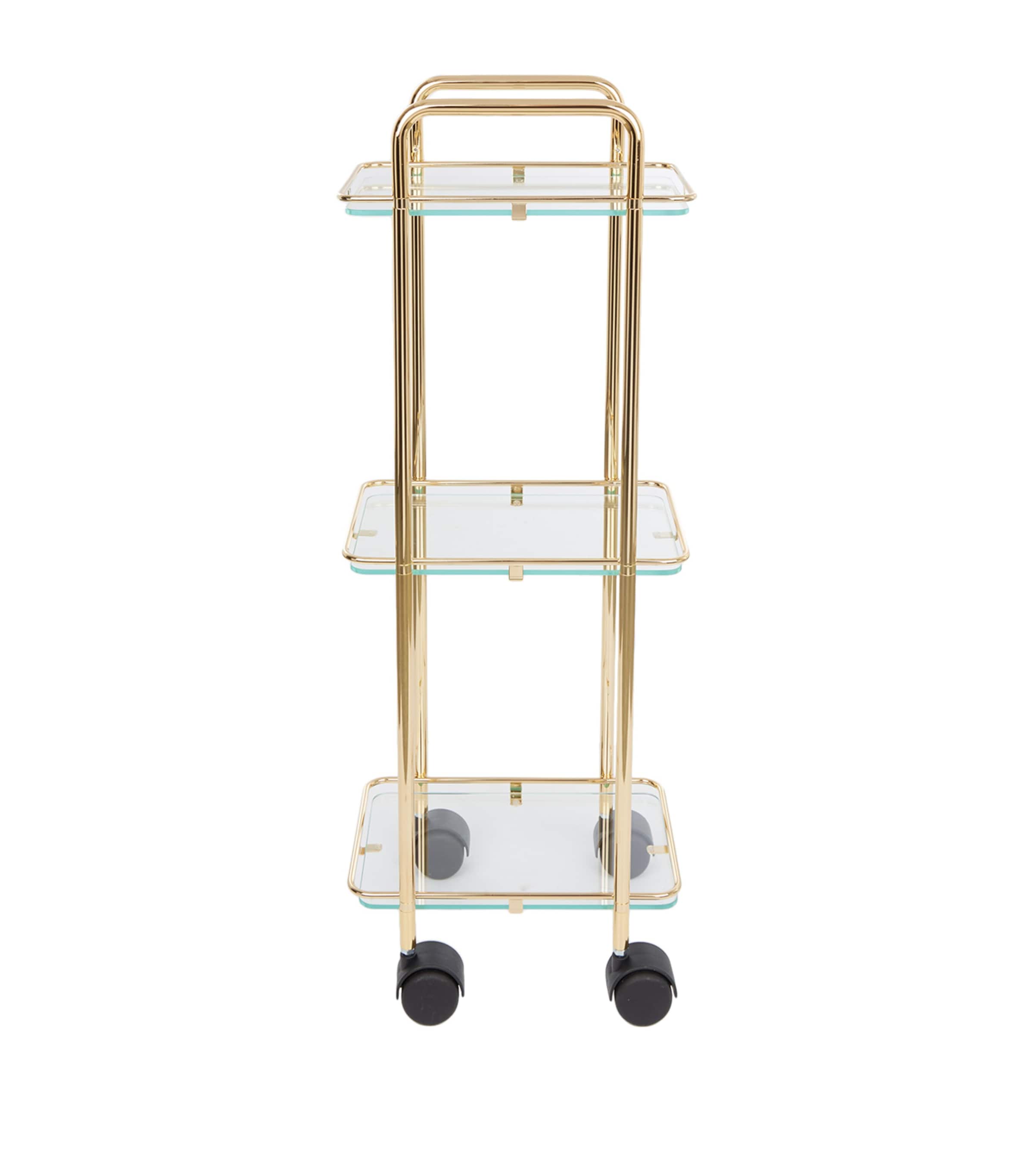 ZODIAC Square Gold-Plated Trolley | Bathroom | Bathroom Storage | Holders | Designers | Zodiac