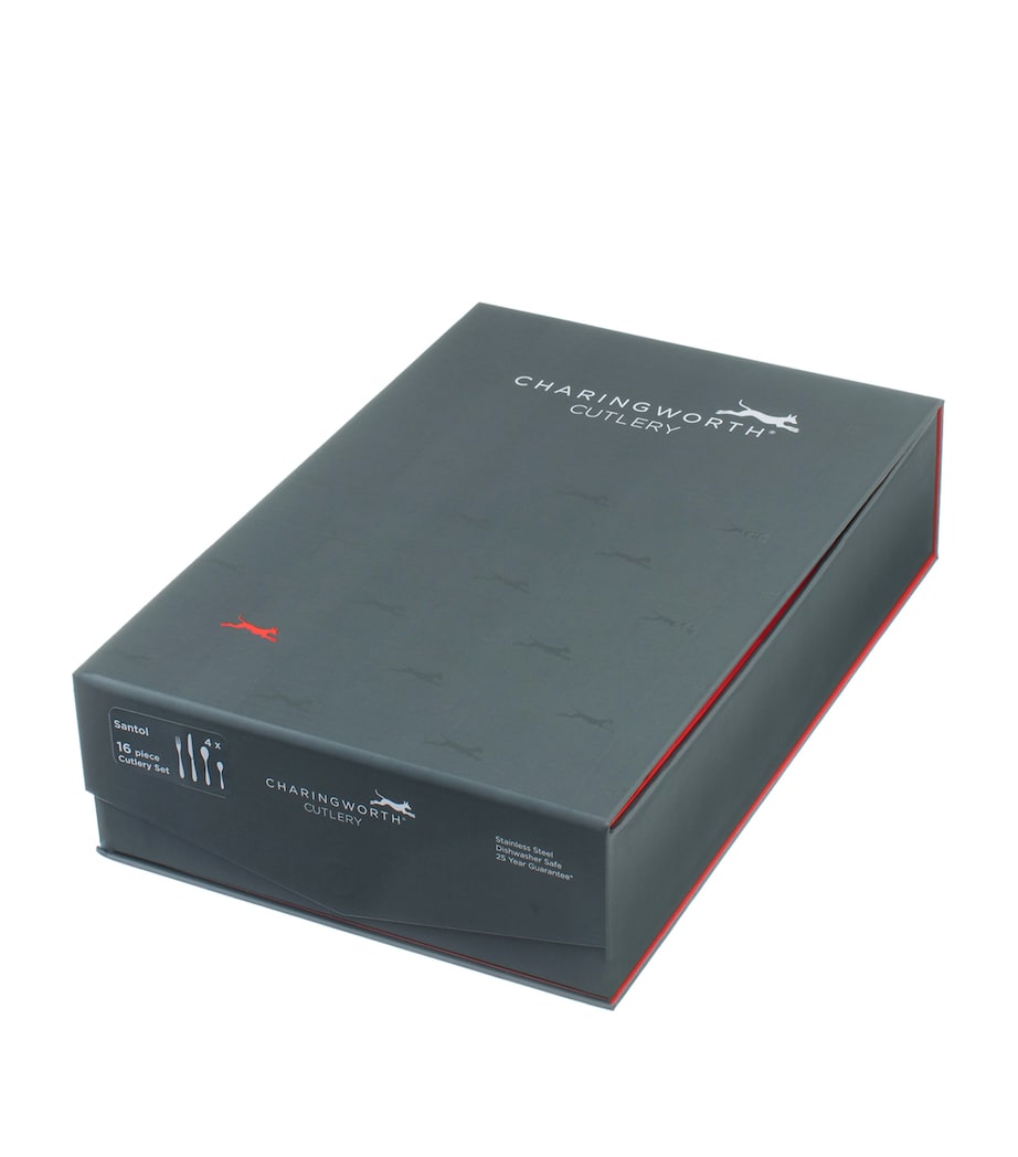 Santol Stainless Steel 24-Piece Cutlery Set SILVER Image 4