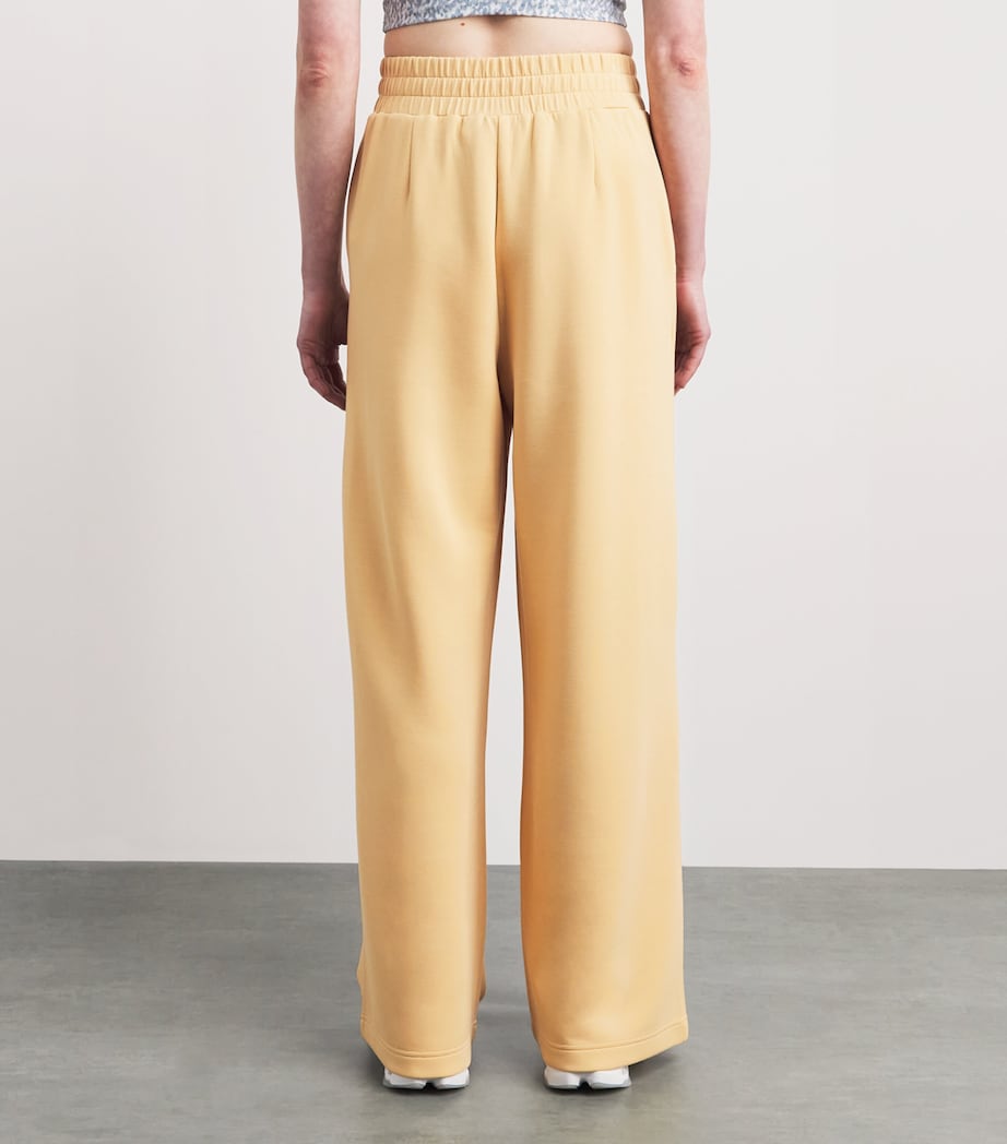 Varley Womens DoubleSoft Wide-Leg Sweatpants Sahara Sun Image 5