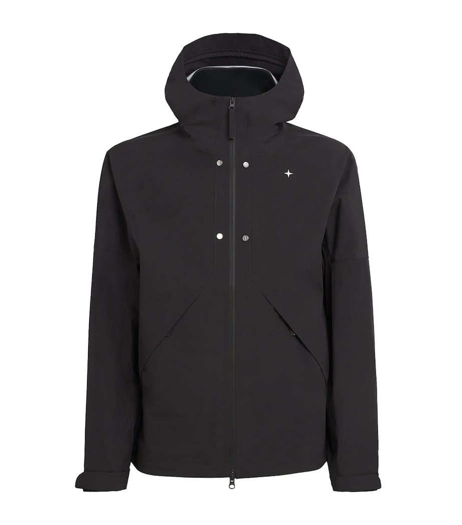 Water-Resistant Hooded Short Coat V0062 Image 1