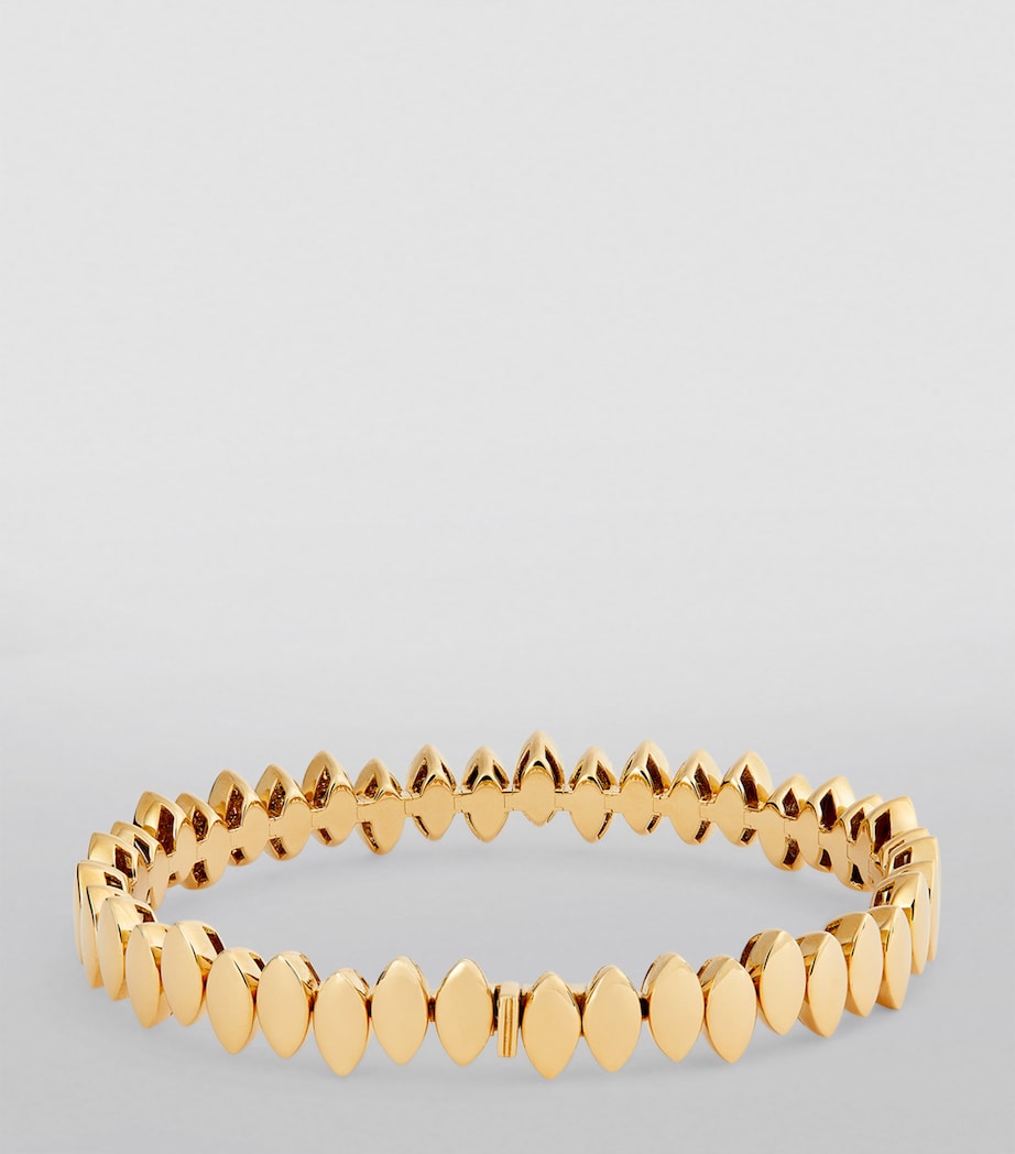 Yellow Gold Navette Bangle YELLOW GOLD Image 2