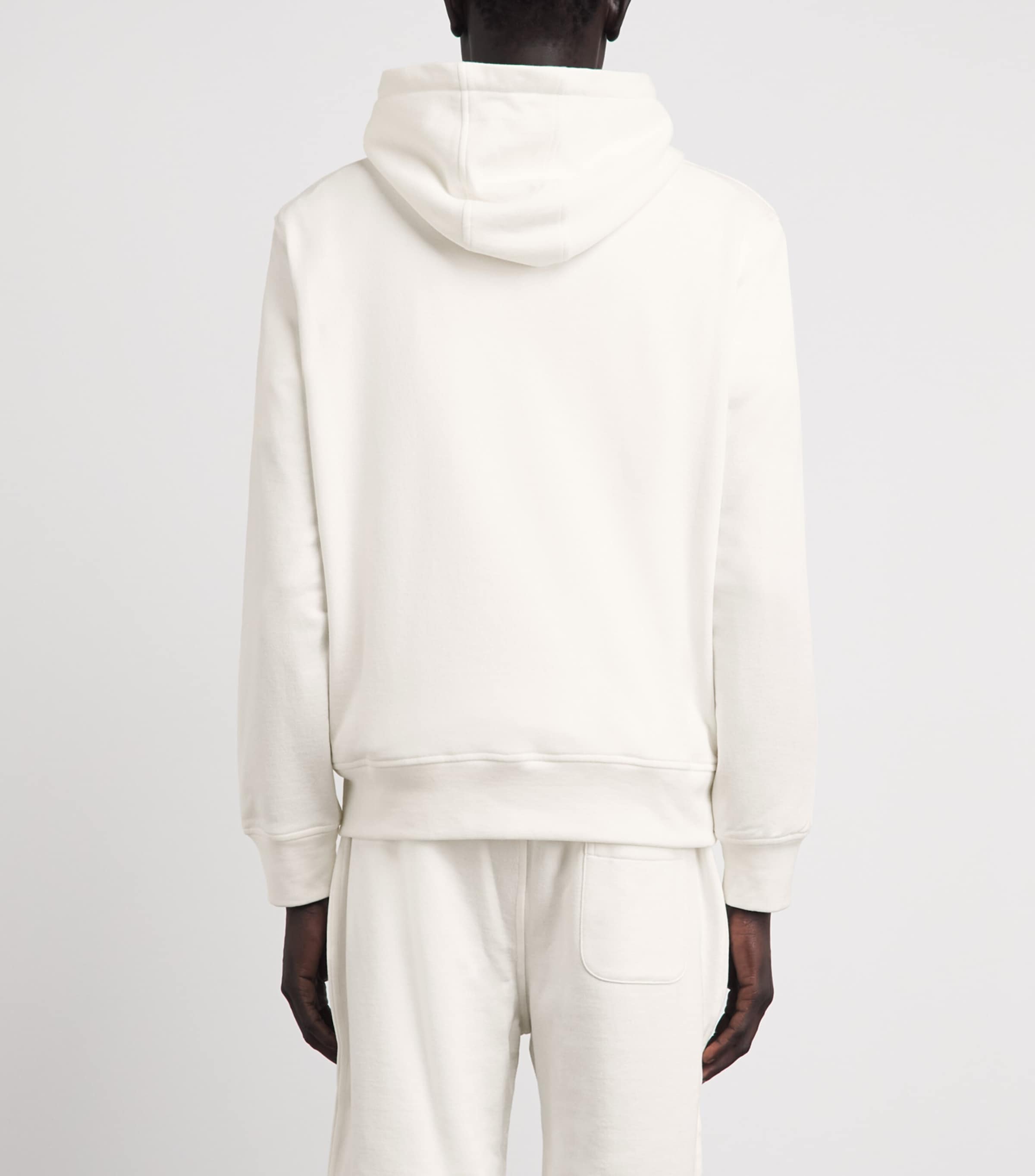 Isaia Mens Embossed Logo Hoodie Image 5