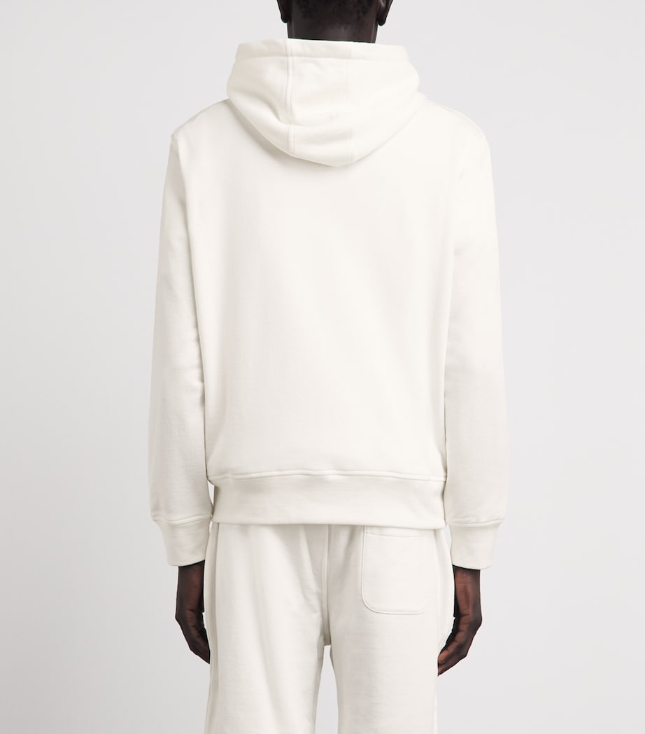 Isaia Mens Embossed Logo Hoodie Image 5