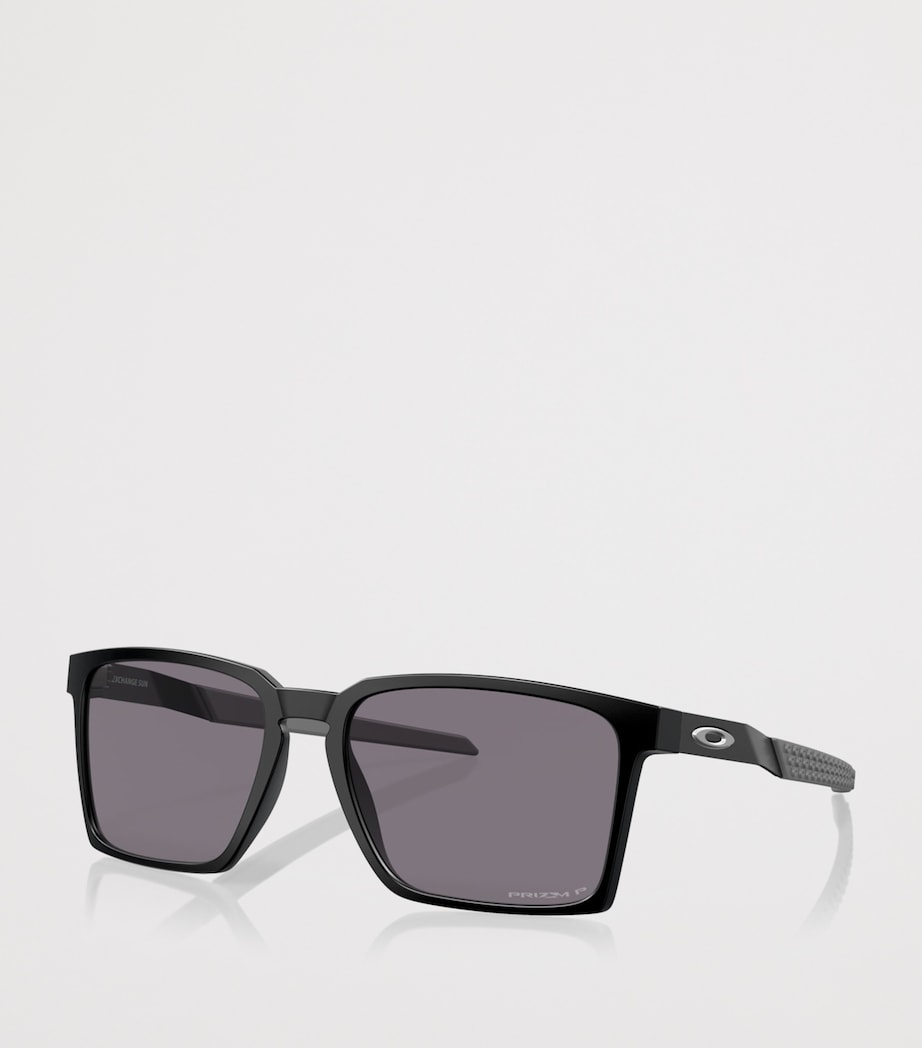 Oakley Exchange Sun Rectangle Sunglasses Black Image 2