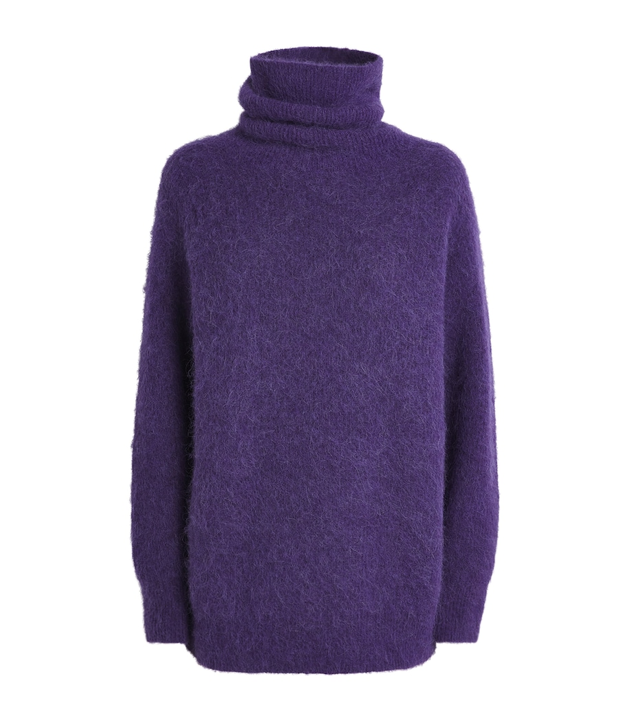 Brushed Alpaca-Blend Meslay Rollneck Sweater VIOLET Image 1