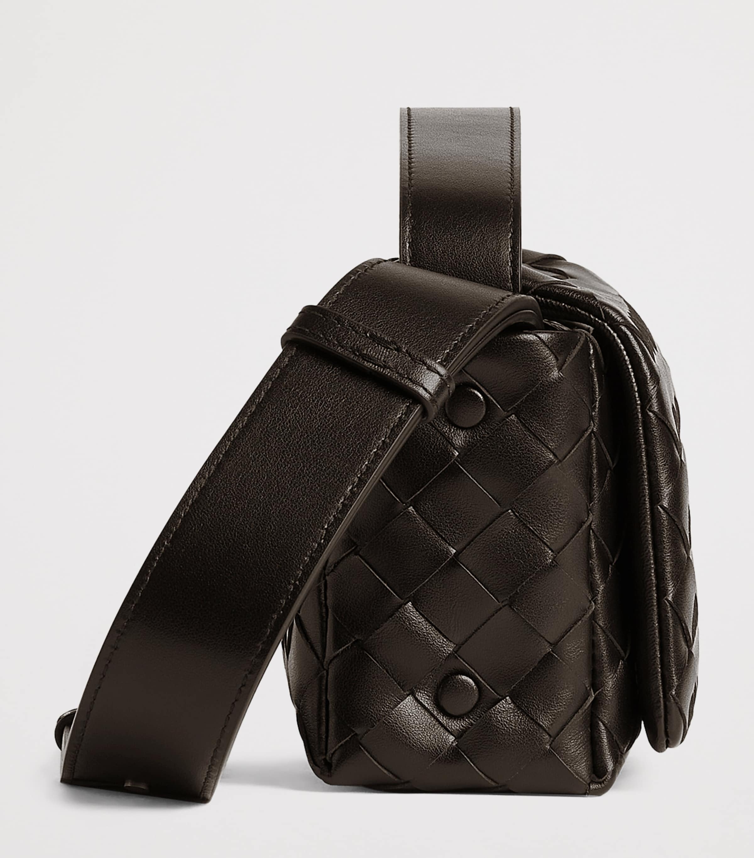 Bottega Veneta Mini Leather Cross-Body Bag Image 3