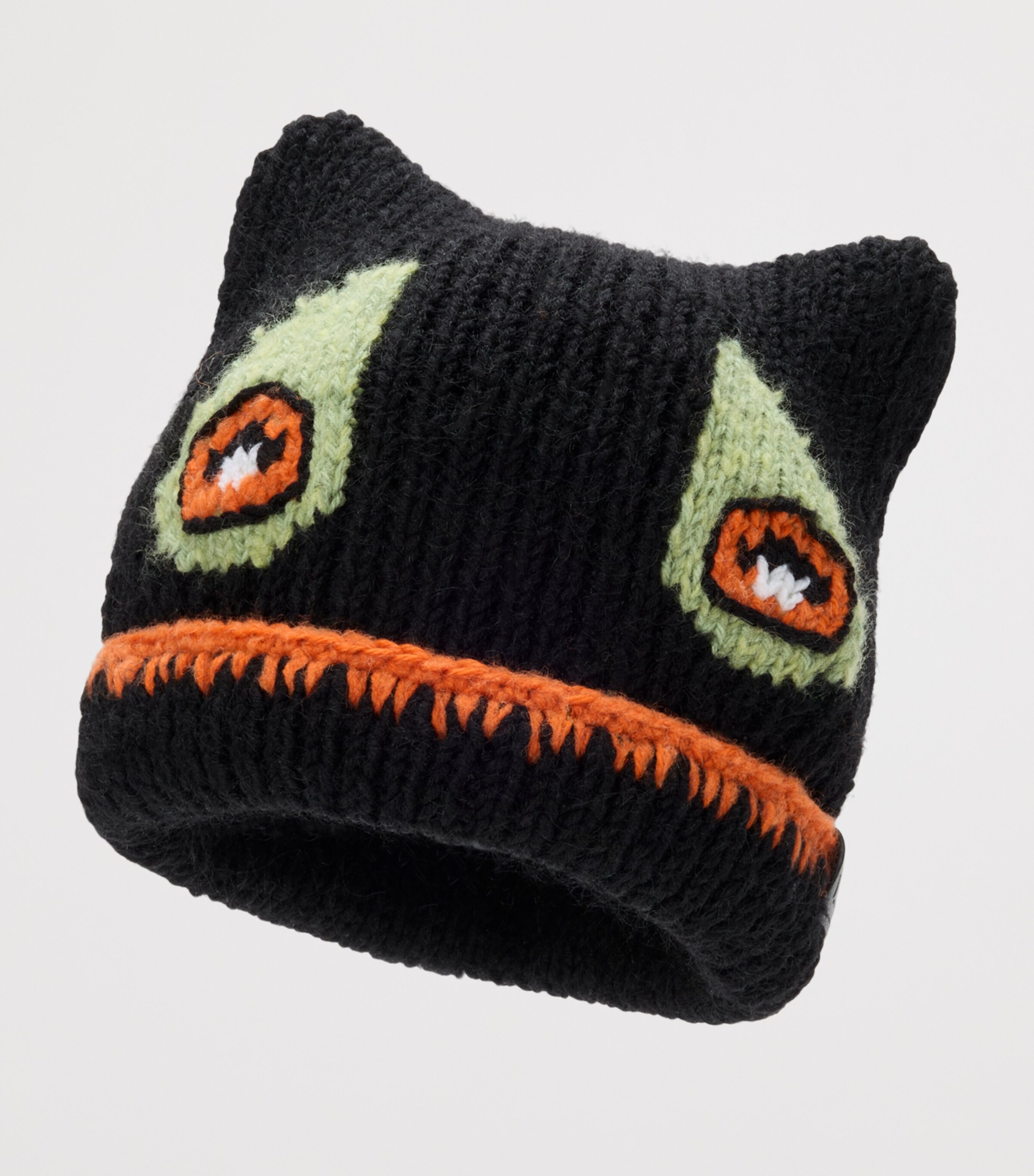LOEWE x Louis Wain Wool-Blend Cats Beanie Black Image 2