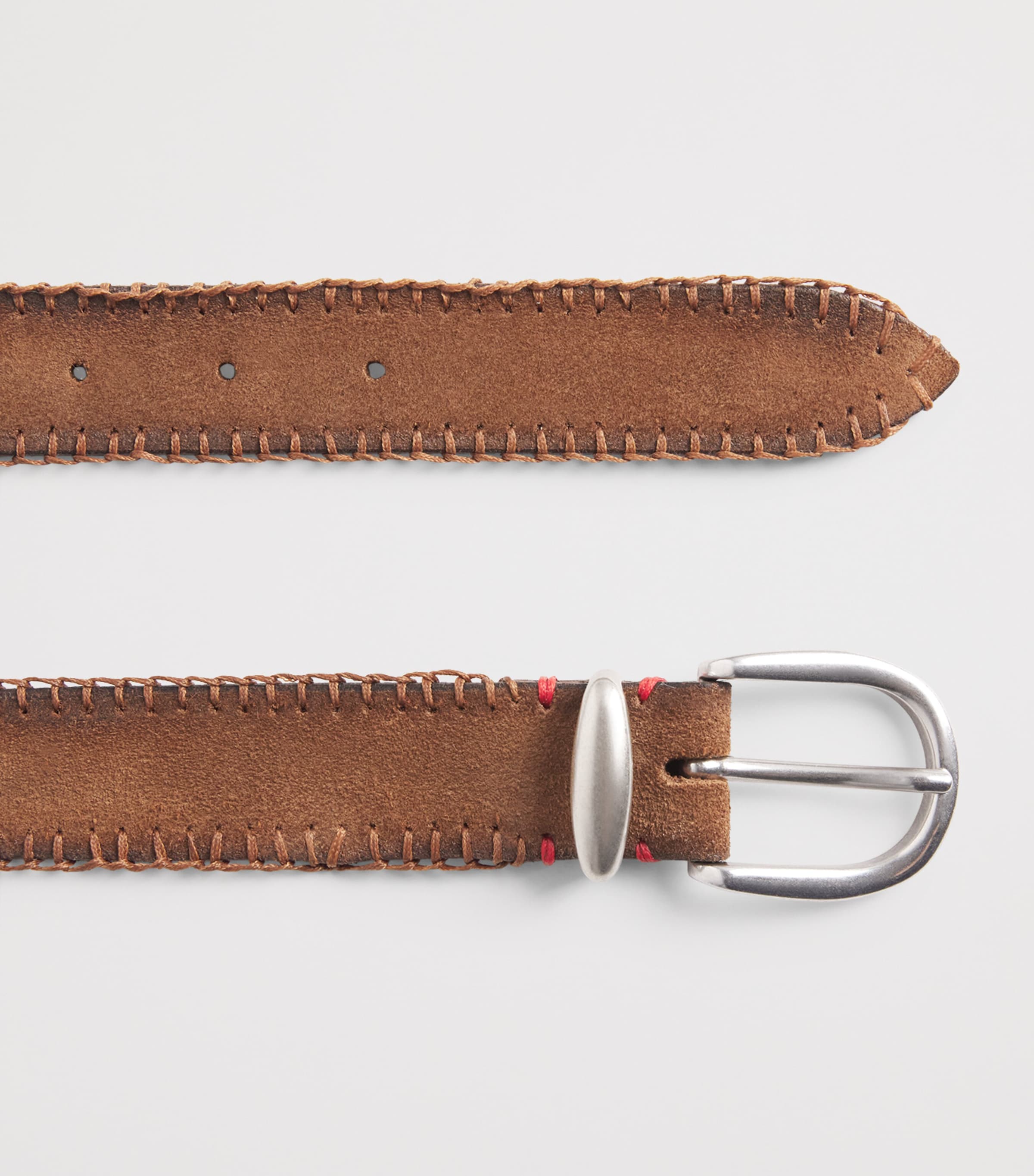 Crust Suede Leather Belt CAMMELLO Image 4