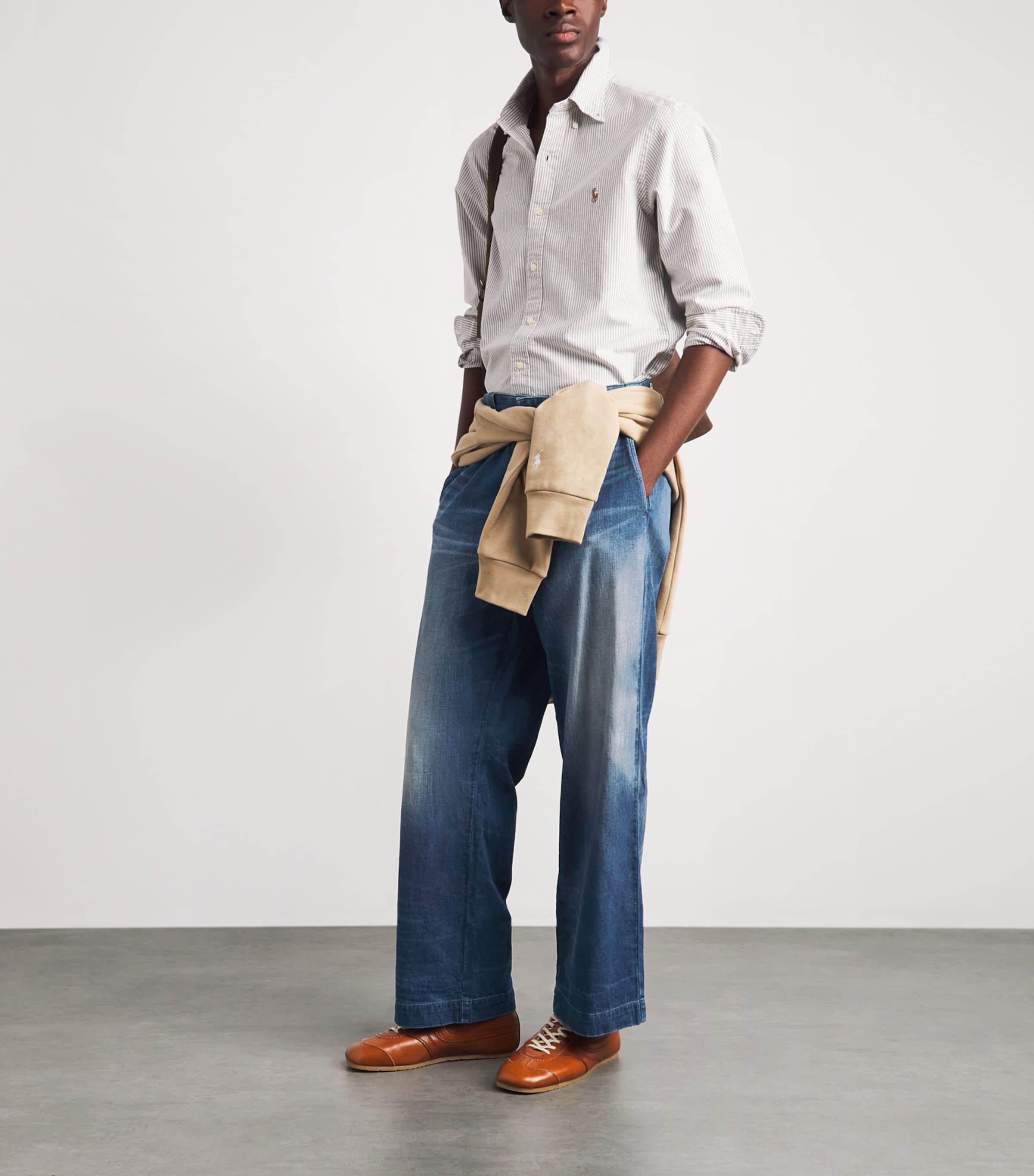 Polo Ralph Lauren Mens Wide-Leg Jeans Labrynth Image 2