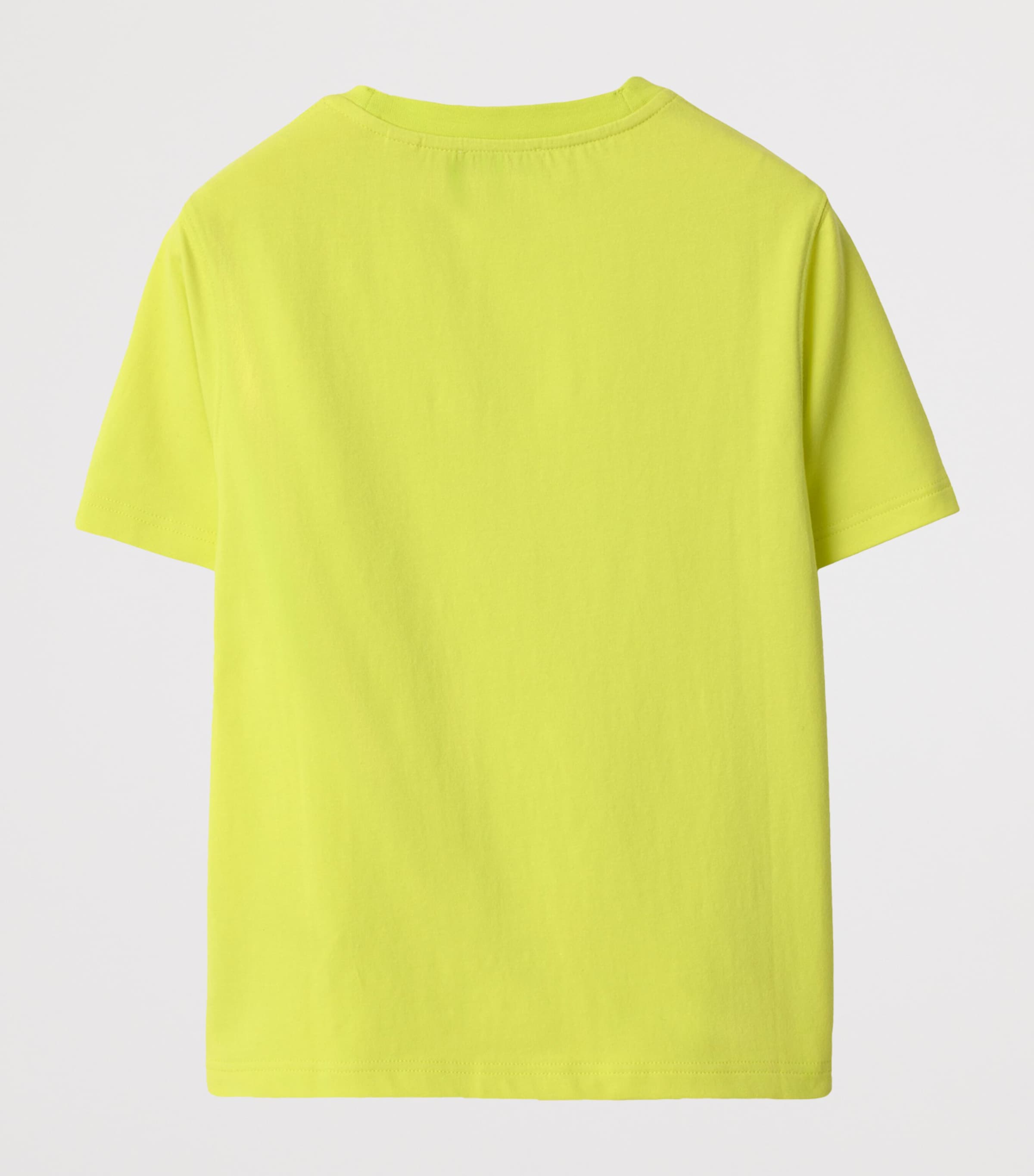 Burberry Kids Stretch-Cotton EKD T-Shirt (14 Years) Vivid Lime Image 2
