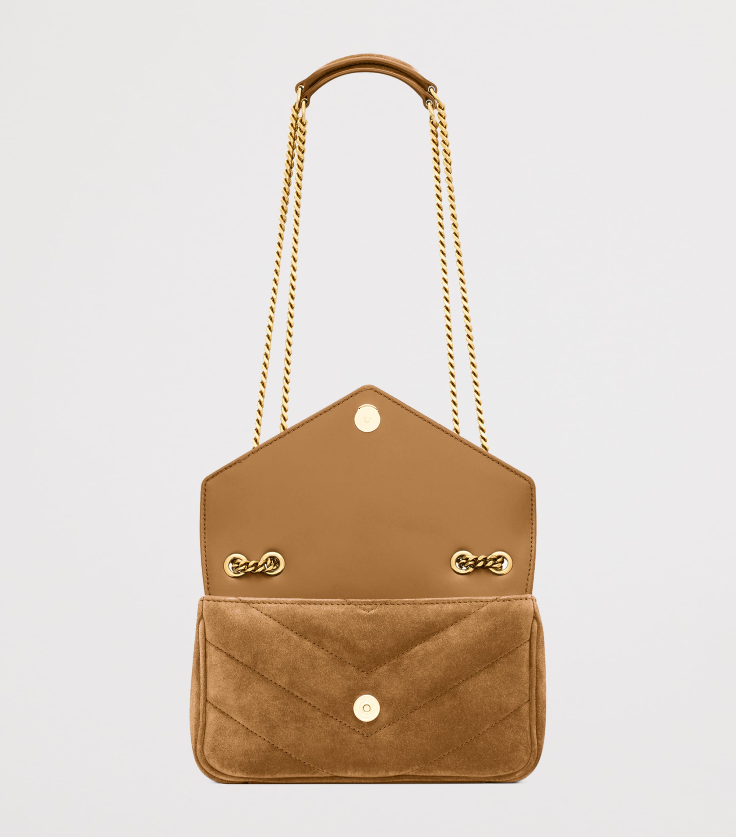 Saint Laurent Mini Suede Loulou Shoulder Bag Image 5