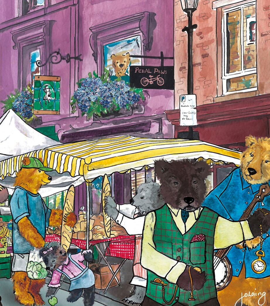 Portobearlo Road Print (42cm x 59cm) MULTI Image 4