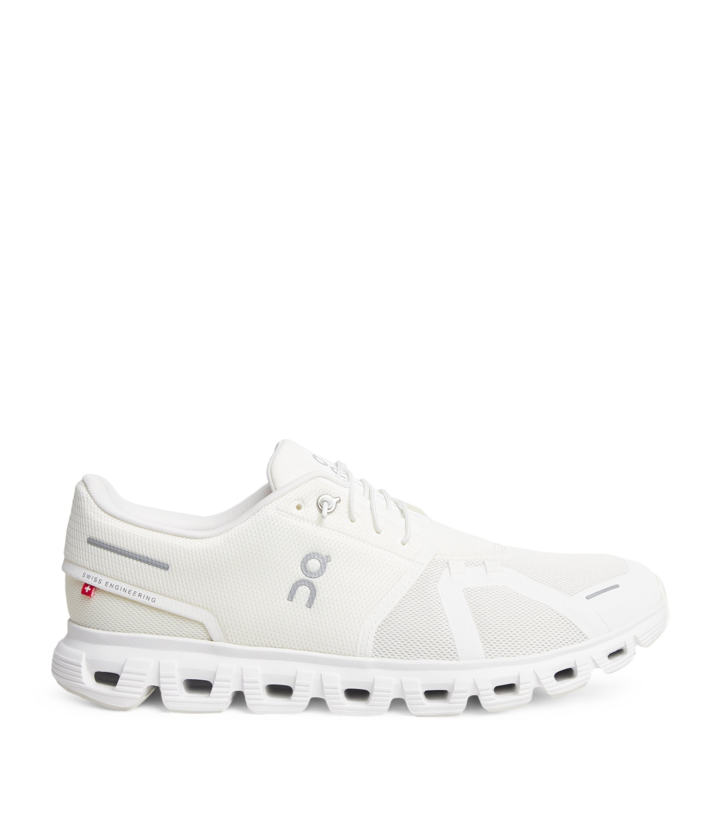 On Cloud 5 Rubber-trimmed Recycled Mesh Running Sneakers In White