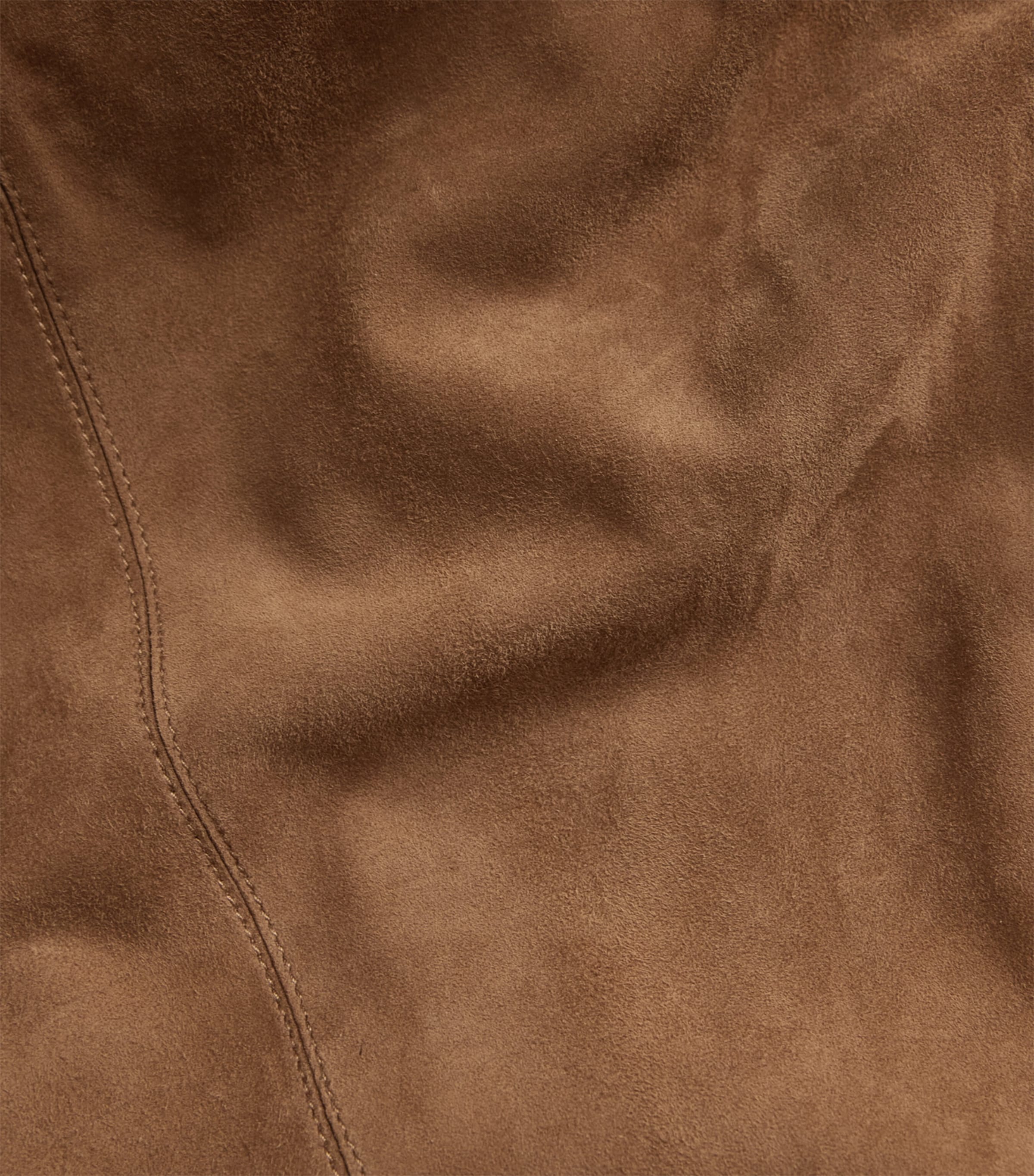 Suede Midi Skirt OCHRE Image 5