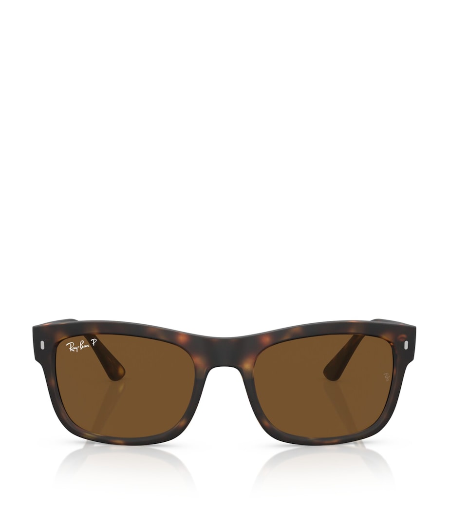 Ray-Ban Tortoiseshell Square Sunglasses Brown Image 1
