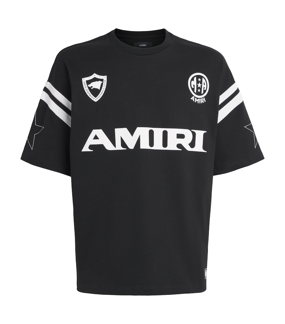 Cotton Sports T-Shirt BLACK Image 1