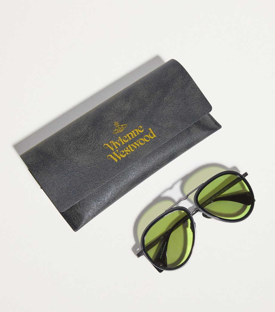 Cale Aviator Sunglasses MATT DARK GUN Image 4