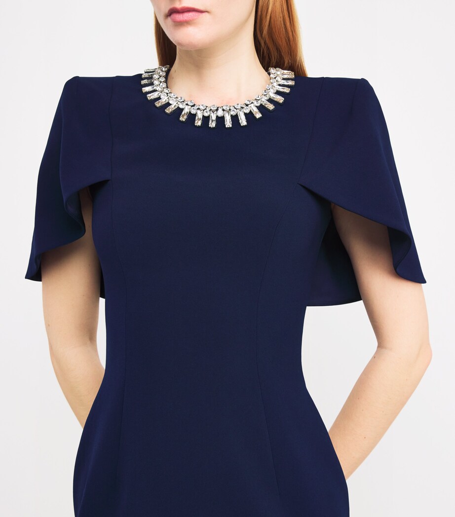 Jenny Packham Navy Embellished Thalia Midi Dress Harrods UK Jenny Packham Navy Embellished Thalia Midi Dress Harrods UK