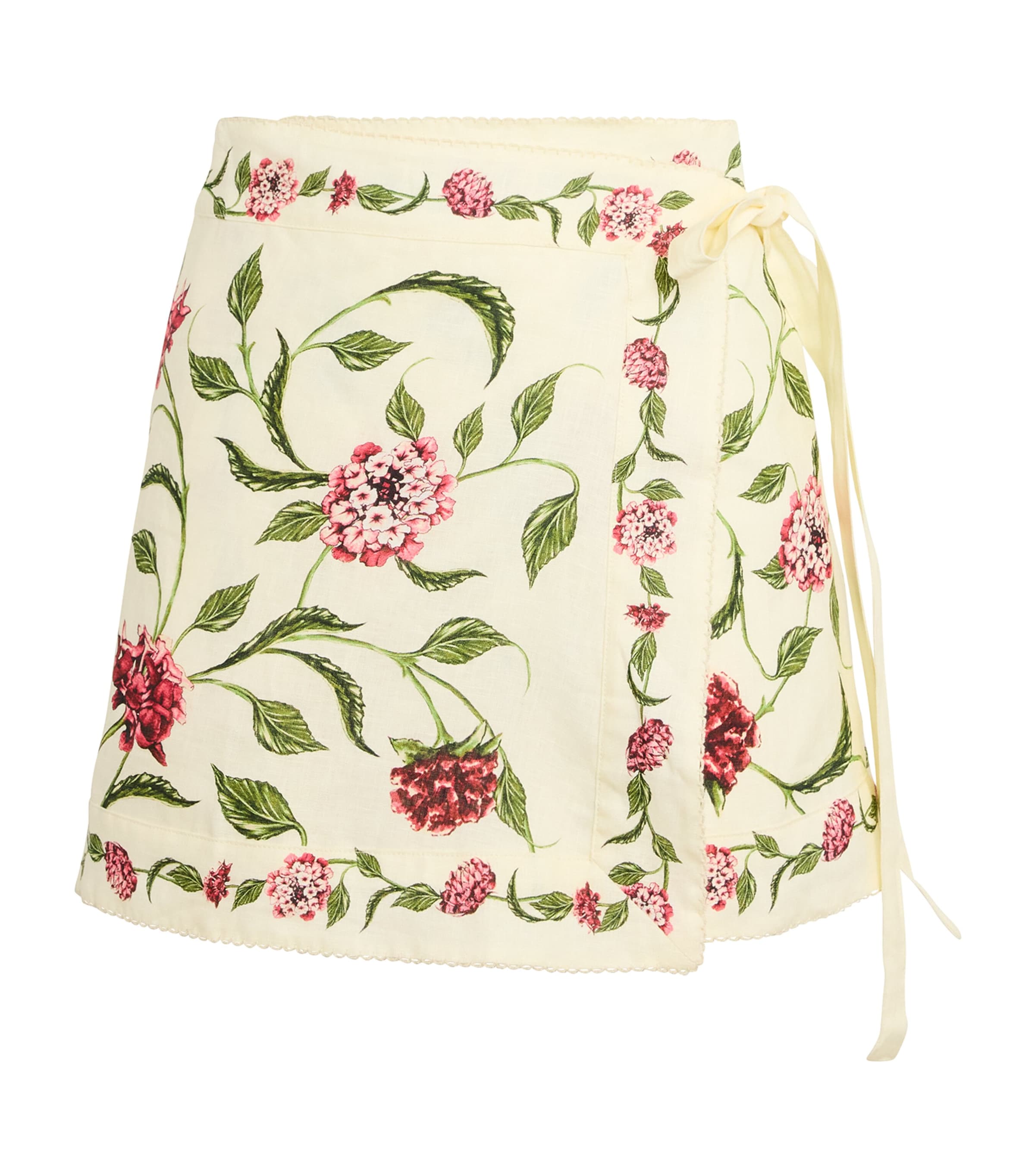 Agua By Agua Bendita Linen Luna Quebrada Mini Pareo In Multi