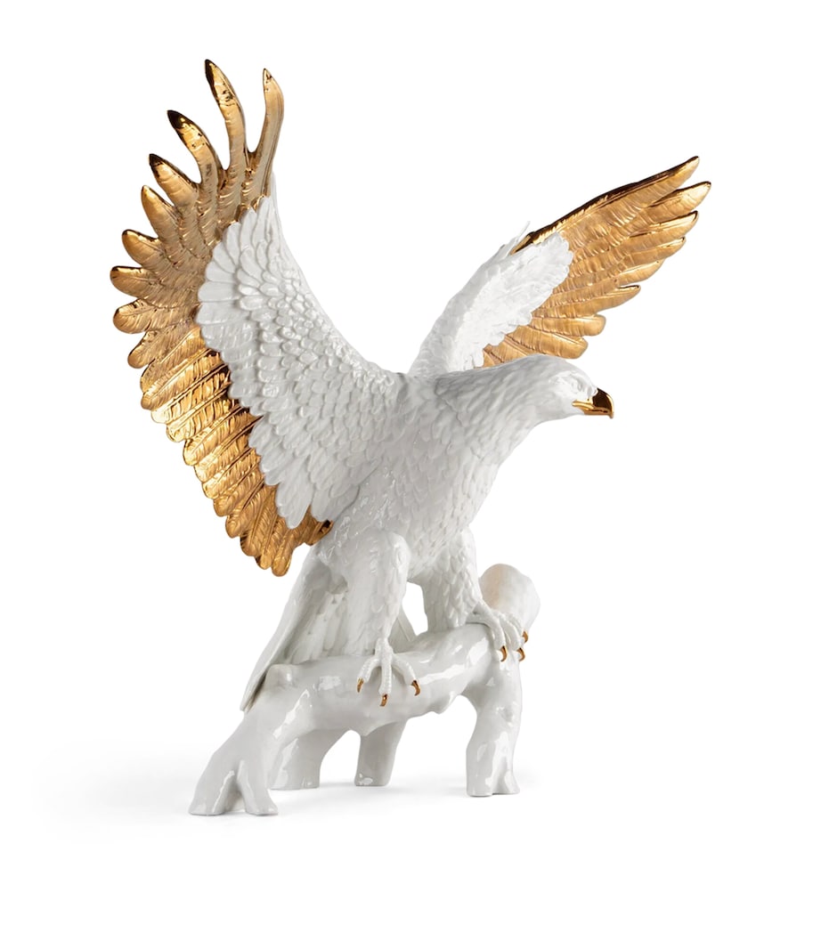 Porcelain Freedom Eagle Figurine NO COLOUR Image 3